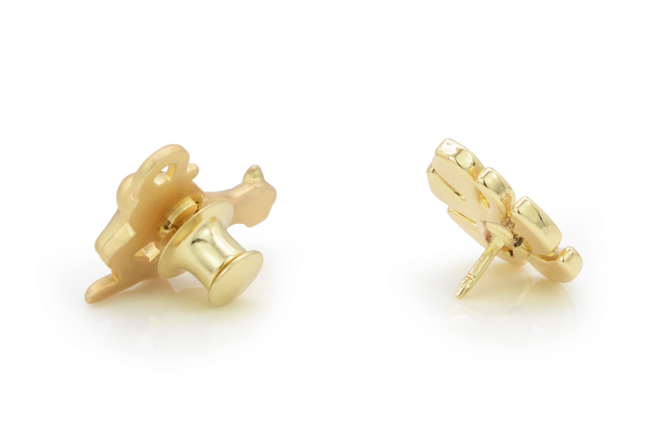 Metalmorphose Leopar & Tropikal Yaprak Broş Seti