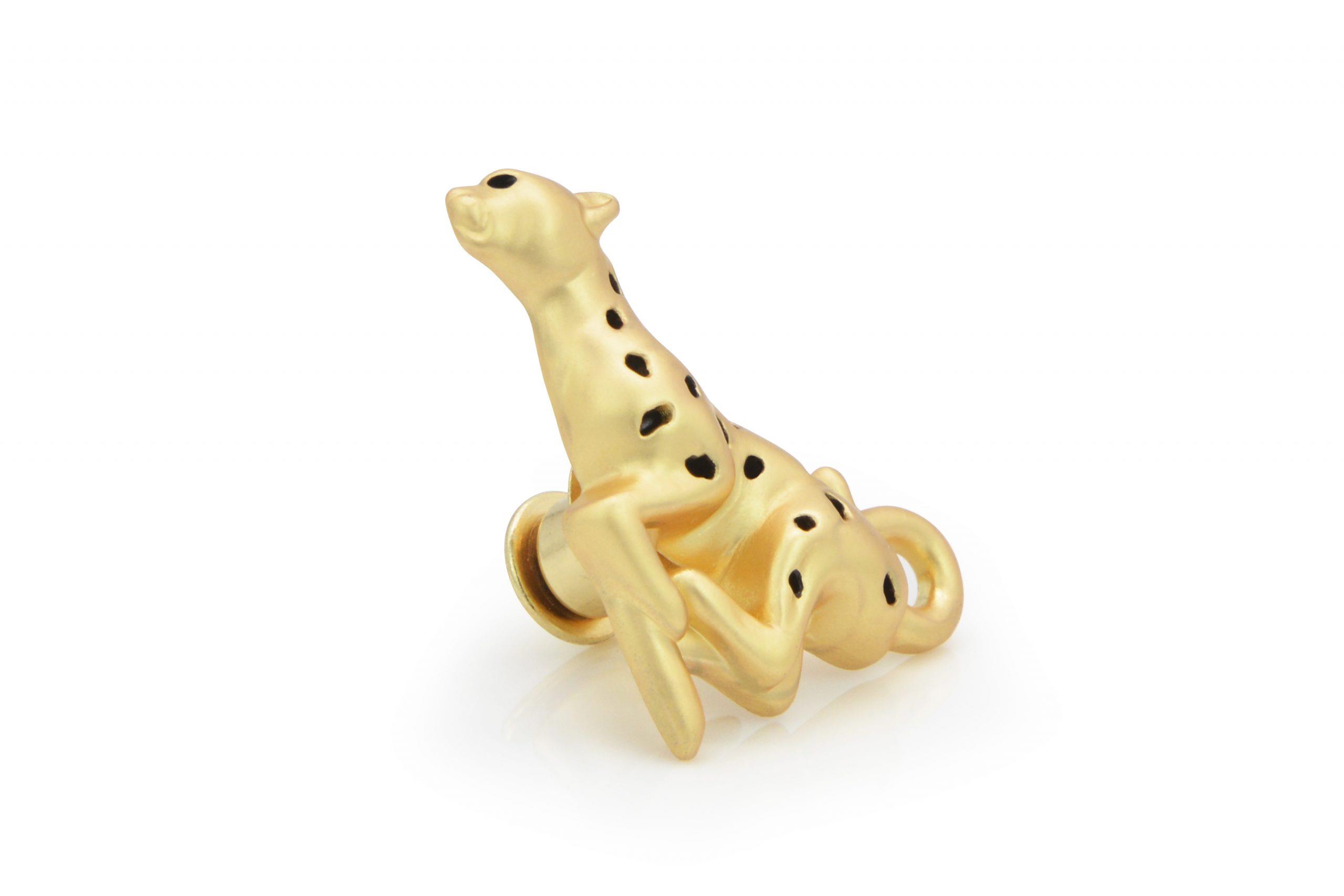 Metalmorphose Leopar & Tropikal Yaprak Broş Seti