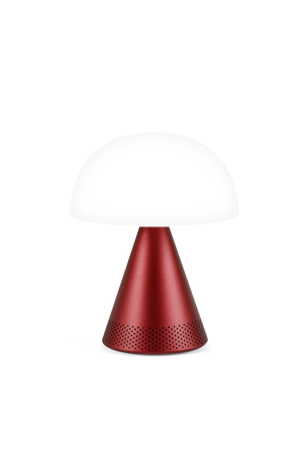 Lexon Mina L Led Lamba ve  Bluetooth Hoparlör Koyu Kırmızı
