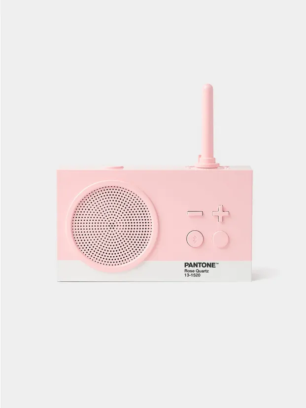 Lexon x Pantone Tykho 3 Bletooth Hoparlör ve Radyo Açık Pembe