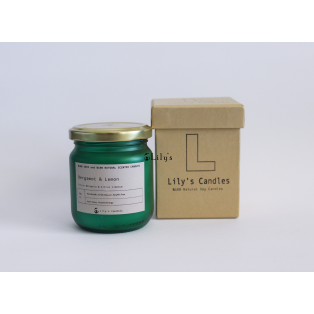 Lilys Candles Bergamut & Limon %100 Doğal Mum
