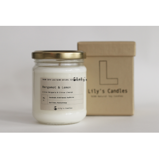 Lilys Candles Bergamut & Limon %100 Doğal Mum