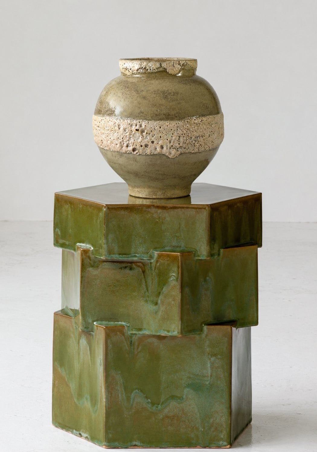 Magmarble Stoneware Seramik Dekoratif Obje Vazo