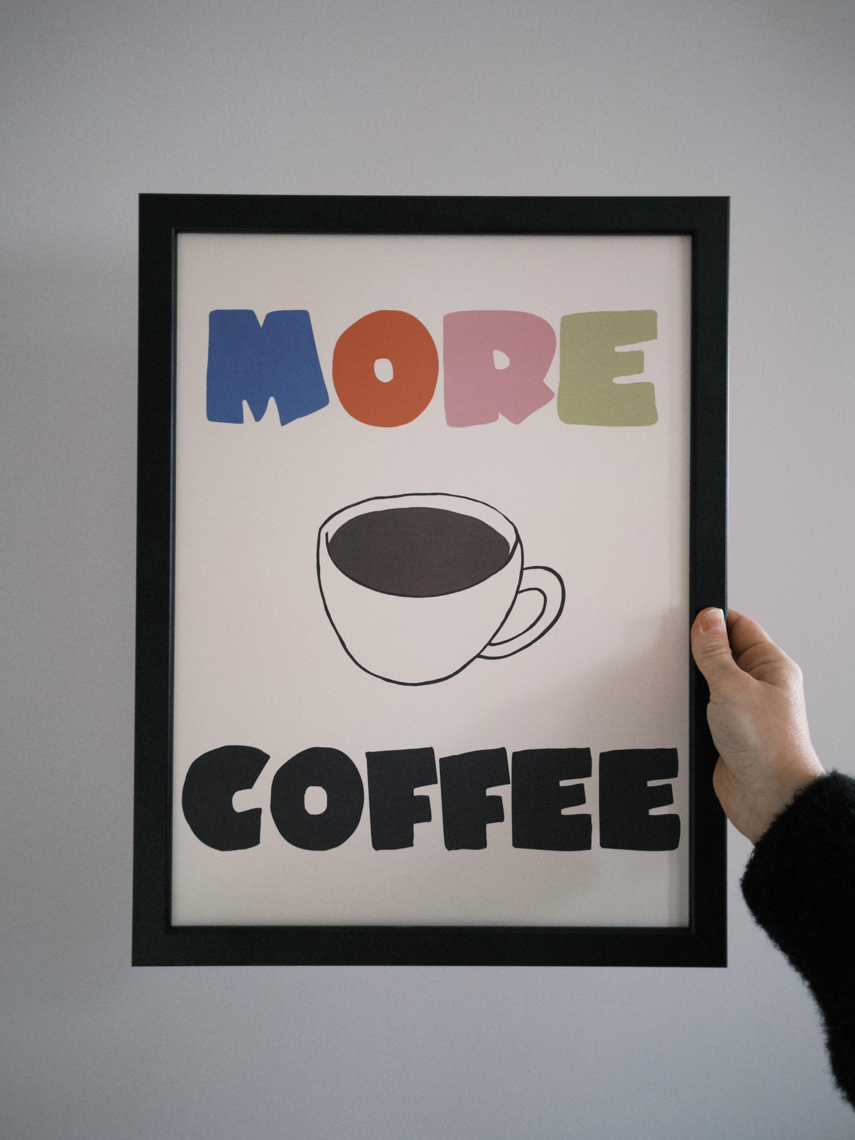 More Coffee Baskı
