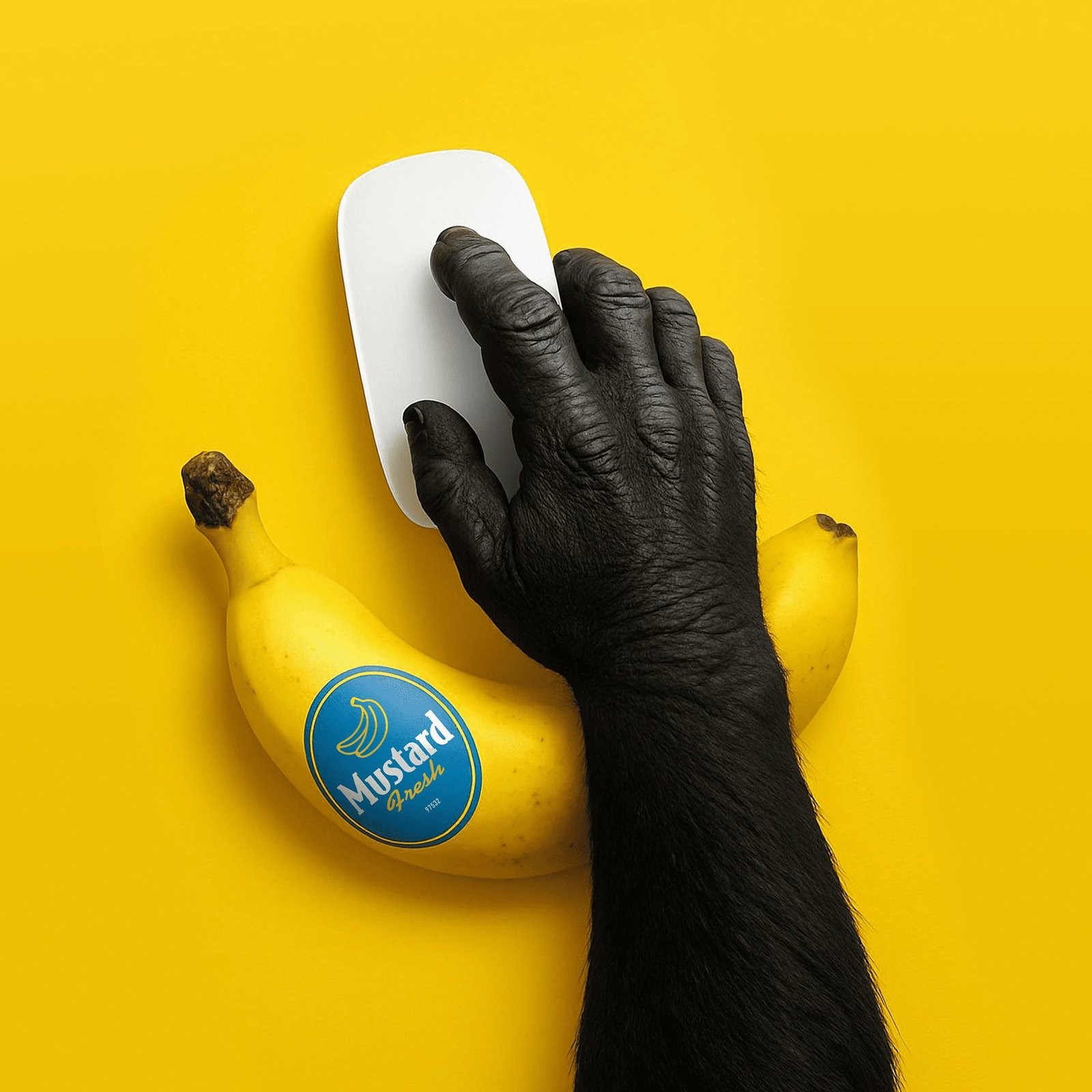 Mustard Banana Mouse Bilek Desteği