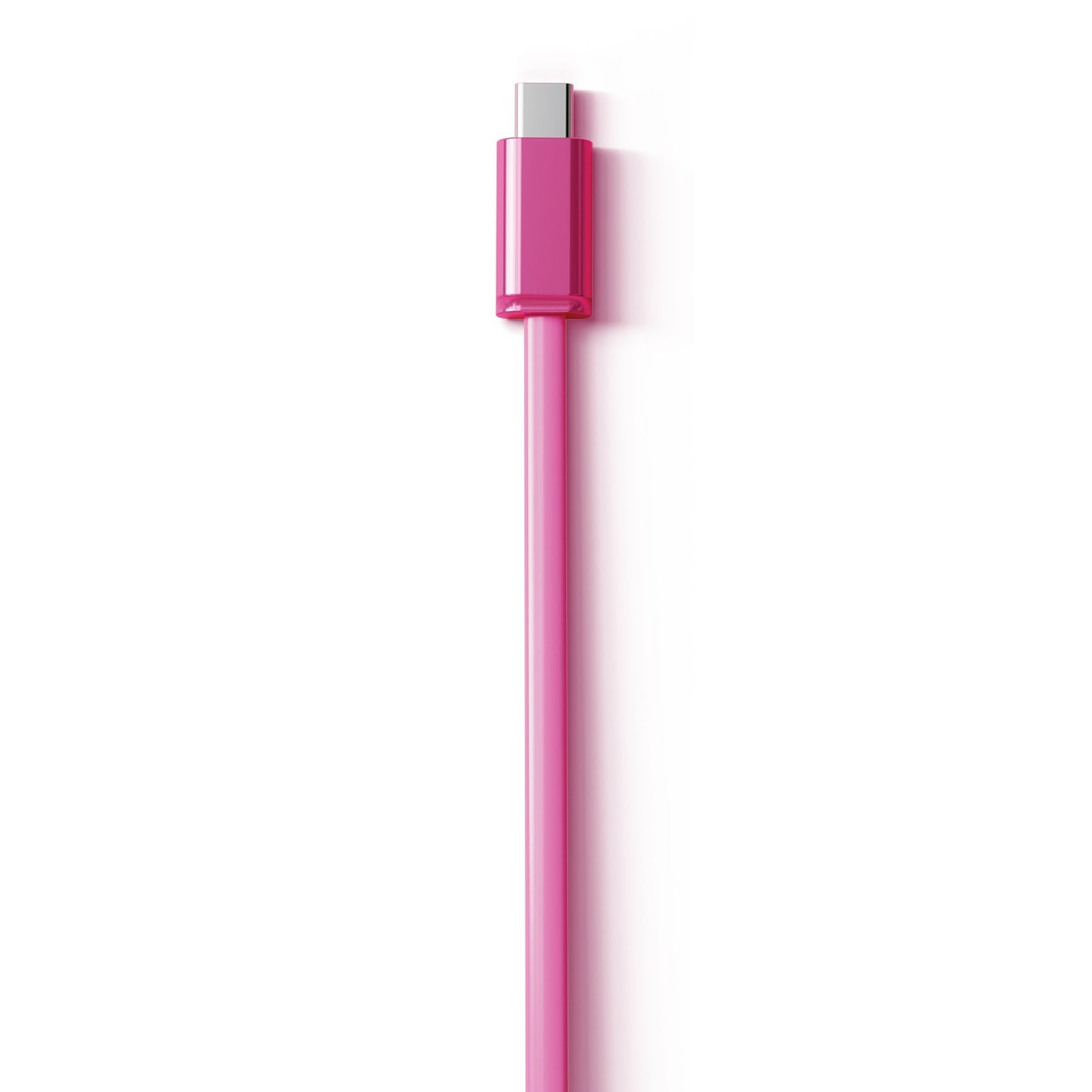 Mustard Juicy Boosta  USB-C 100W Hızlı Şarj Kablosu - Pembe