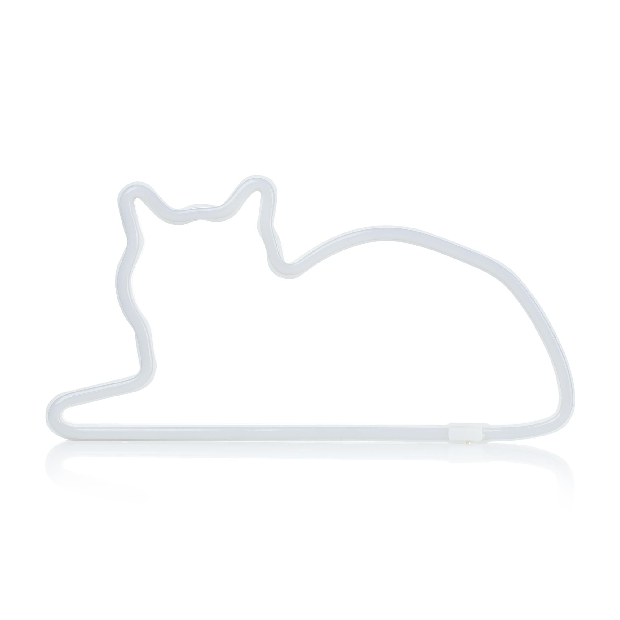 Mustard Sitting Cat Led Işık