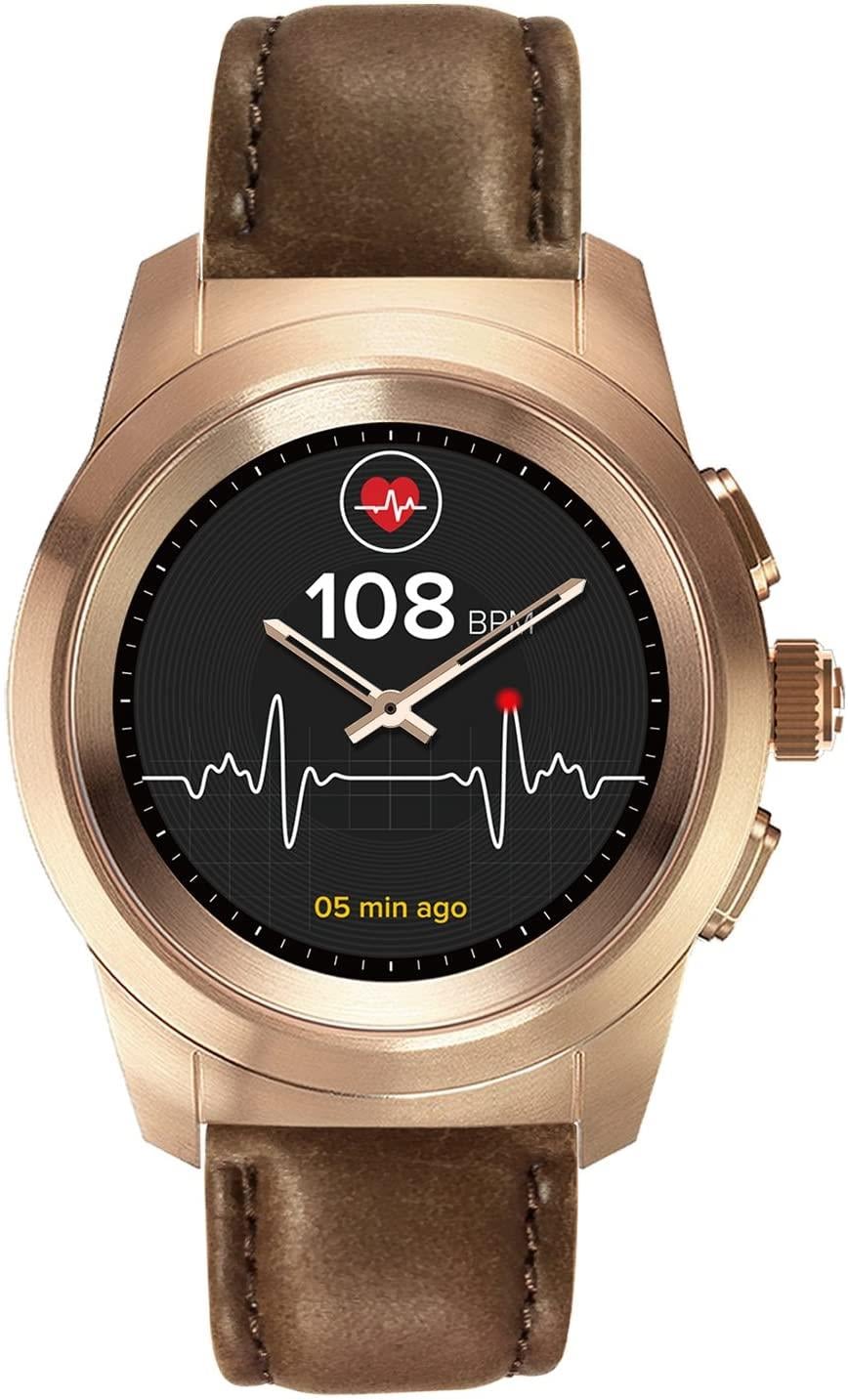 MyKronoz  Zetime Hibrid Saat Vintage Deri Kordon