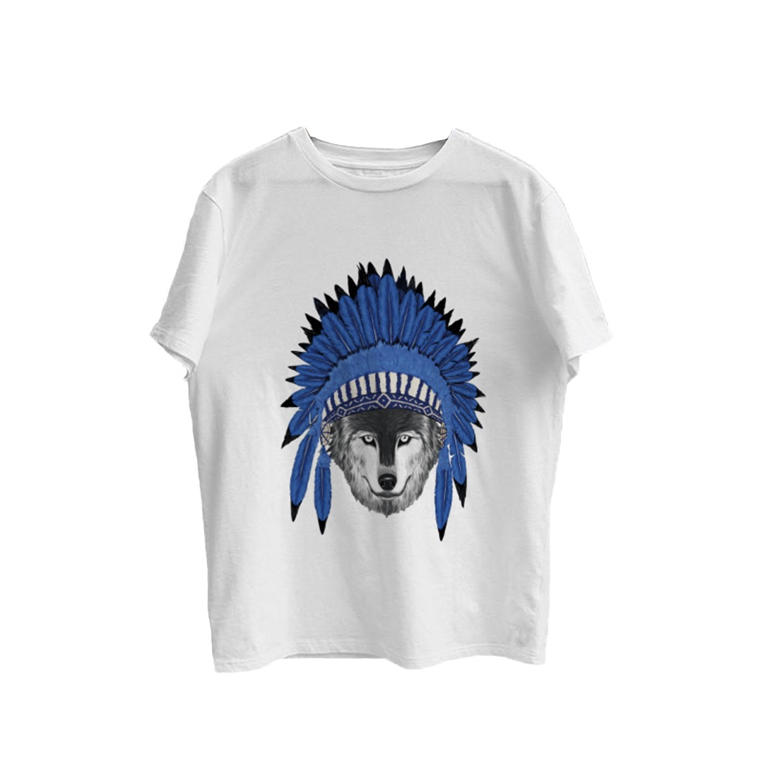 Native Wolf Oversize Tshirt