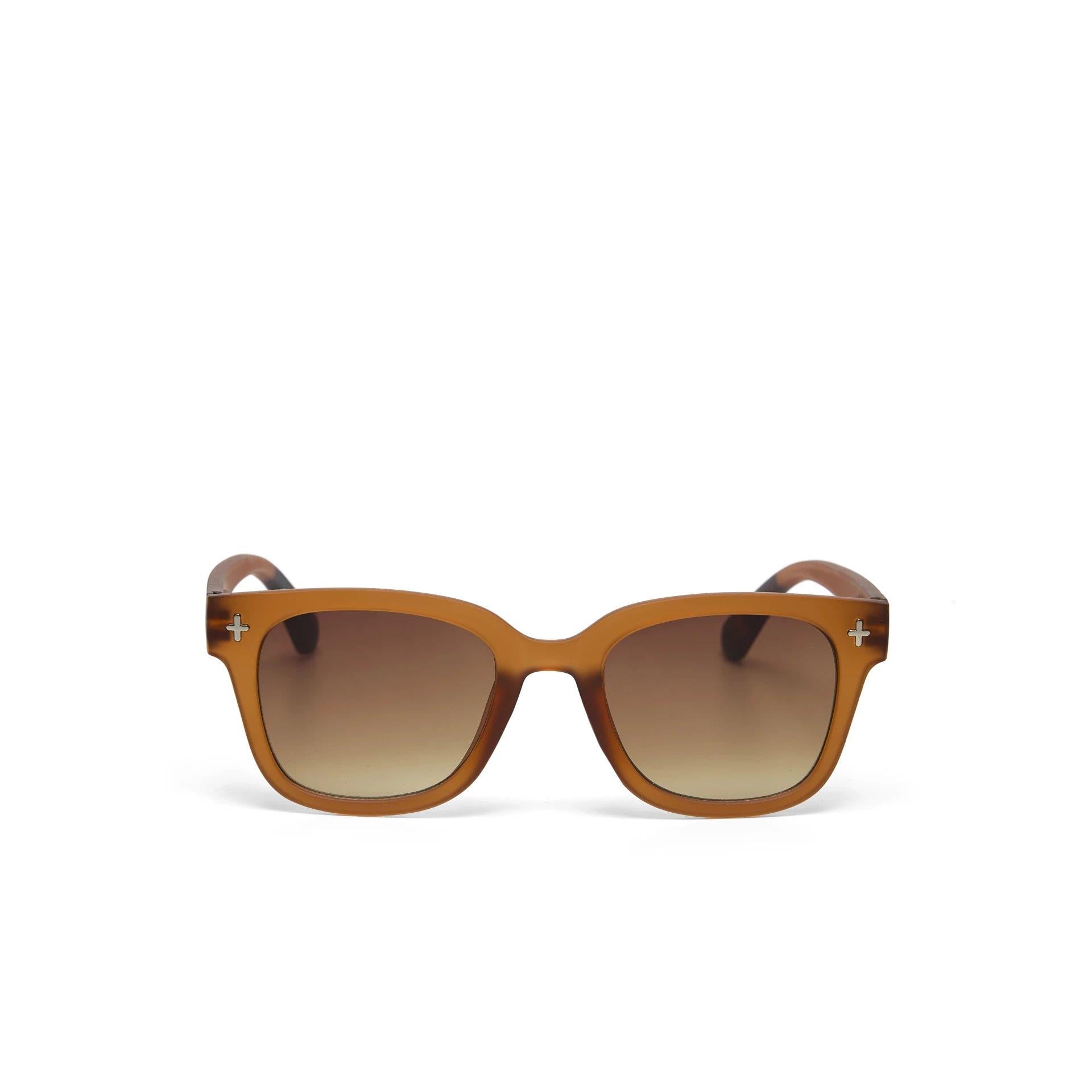 Okkia Giovanni Kahverengi Lens Unisex Güneş Gözlüğü Kahverengi