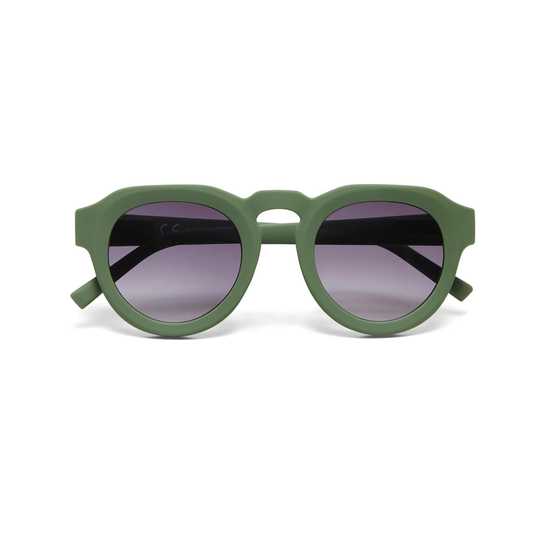 Okkia Zeno Round Unisex Verde Güneş Gözlüğü Siyah Degrade