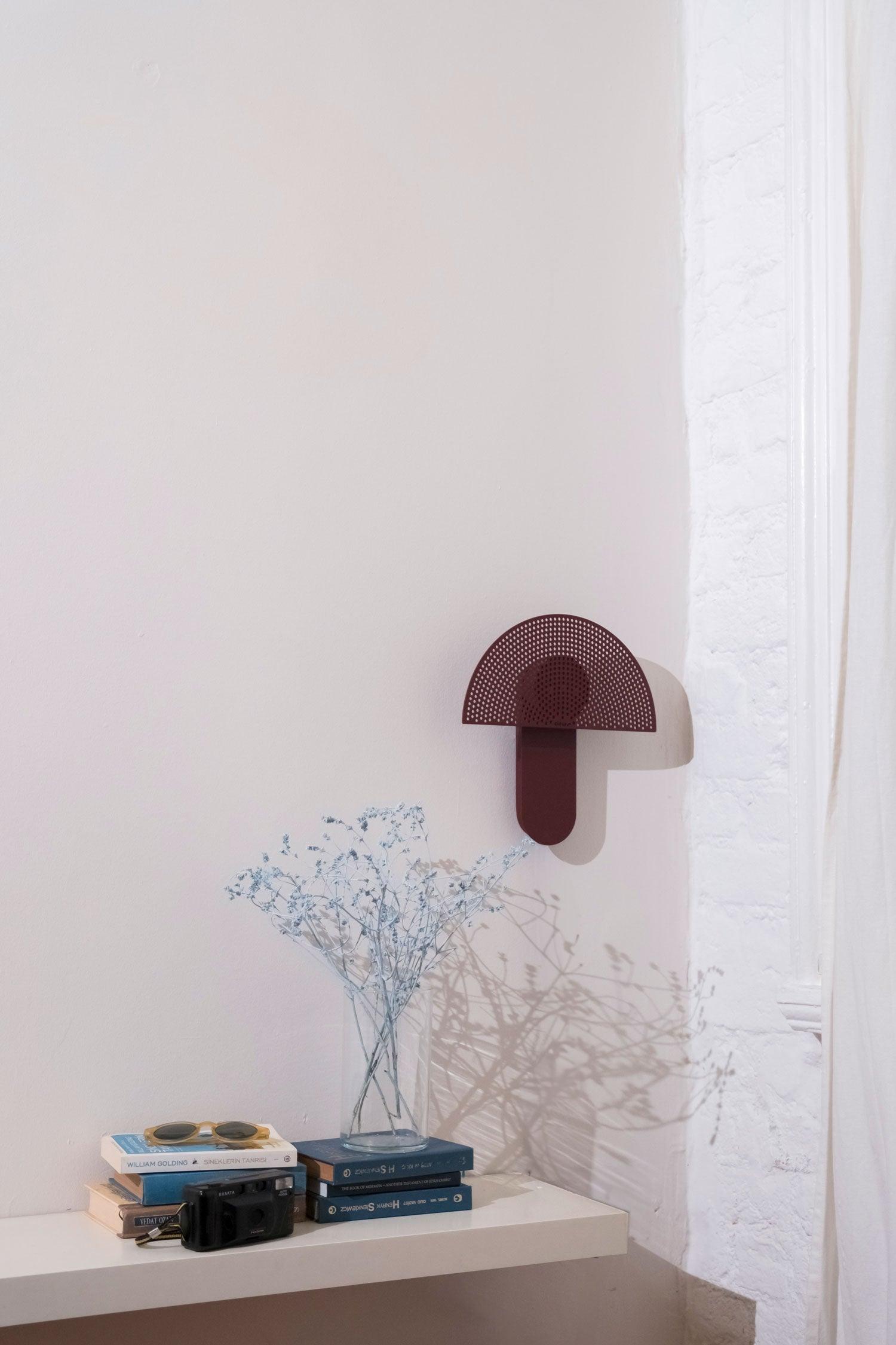 Orbit Duvar Lambası - Bordo