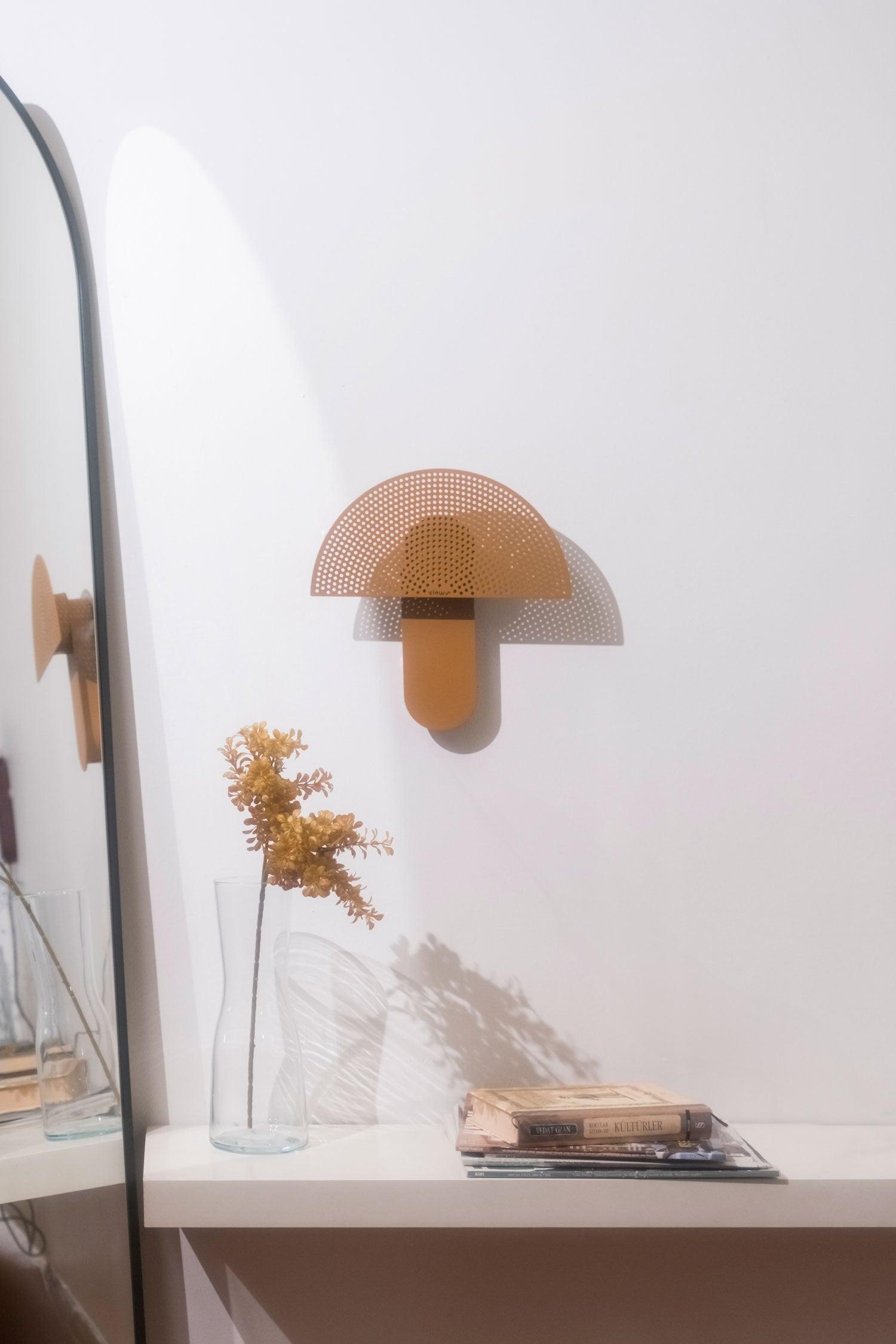 Orbit Duvar Lambası - Hardal