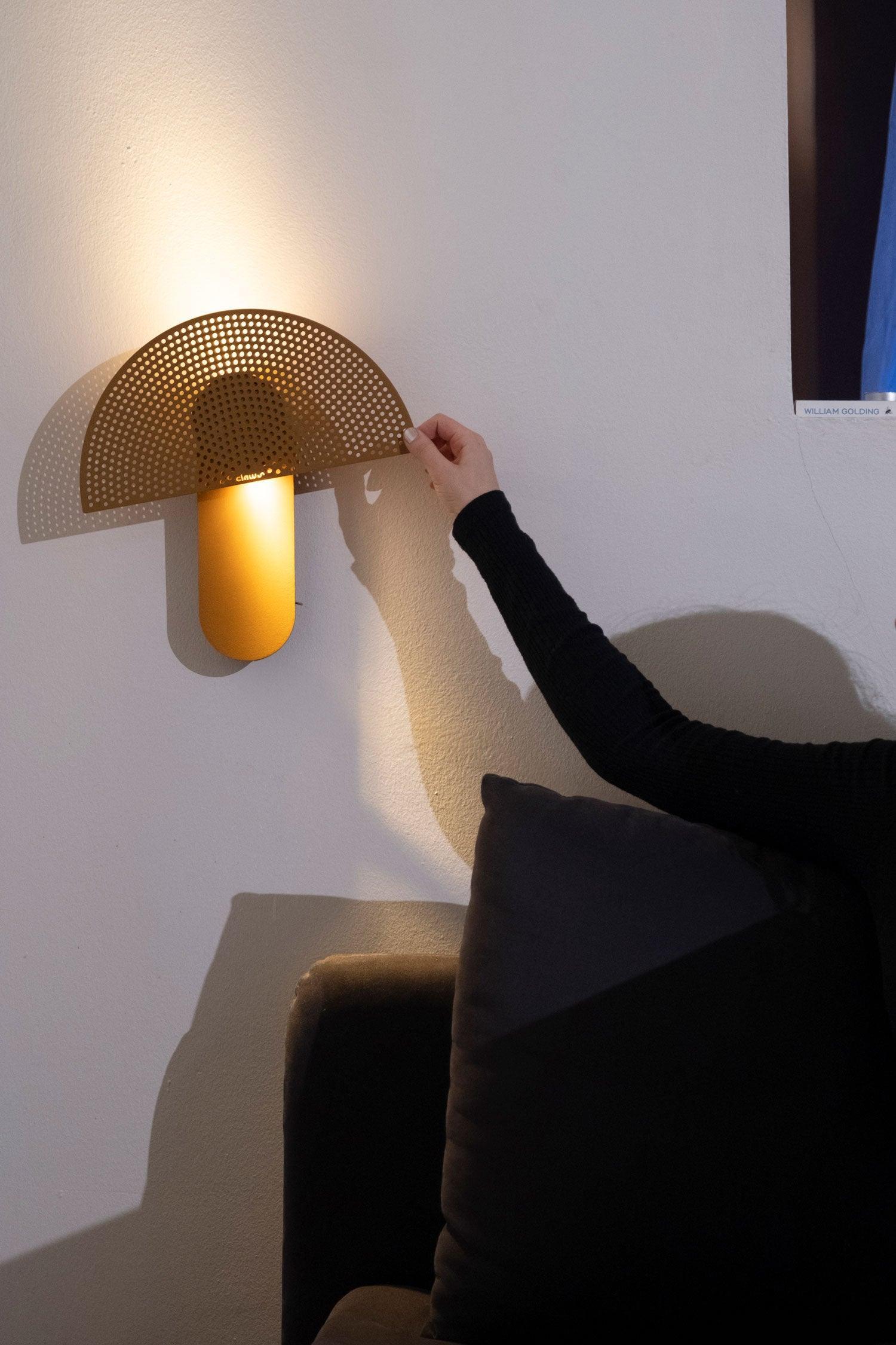 Orbit Duvar Lambası - Hardal