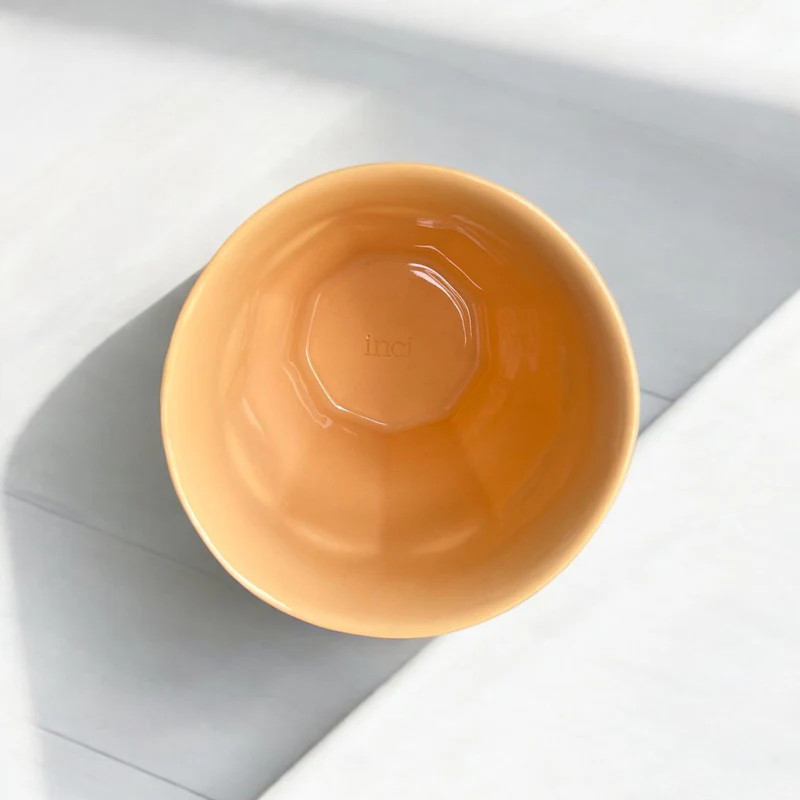 Pleated Porselen Bardak