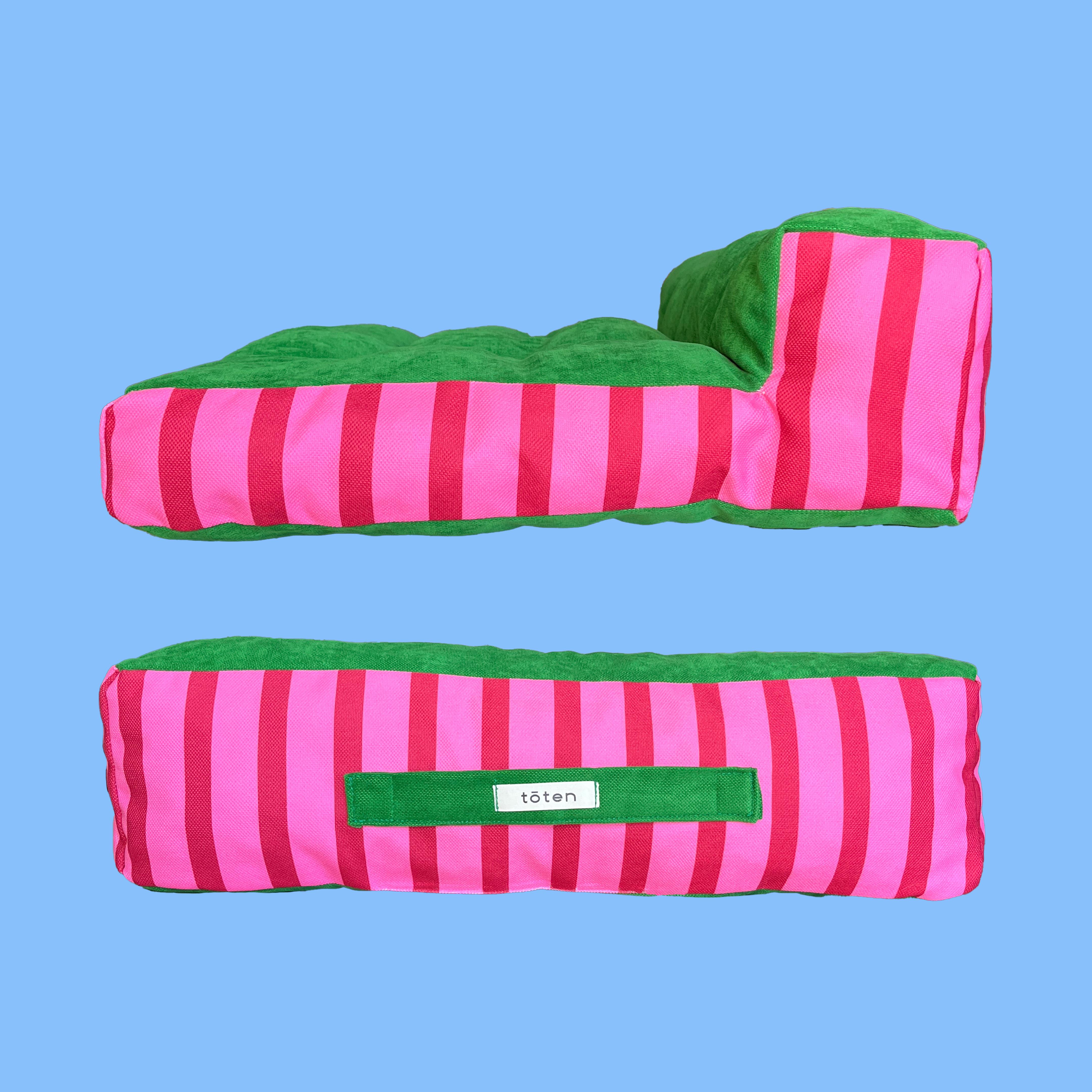 Potpot Evcil Hayvan Yatağı - Pembe/Yeşil