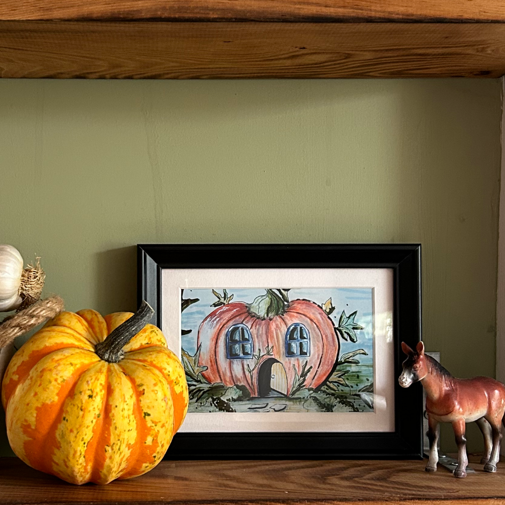 Pumpkin House - Dijital Baskı