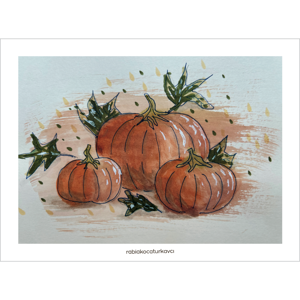 Pumpkins - Dijital Baskı