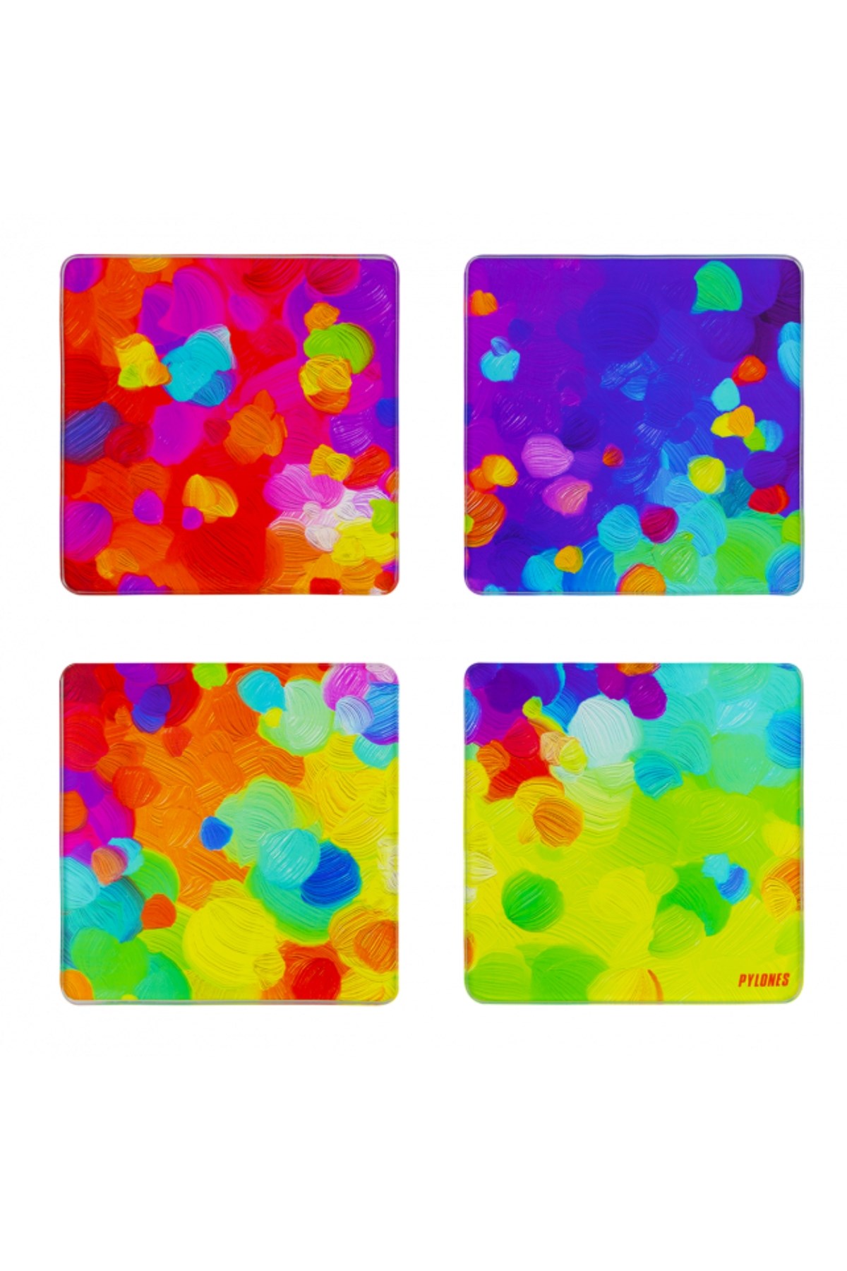 Pylones Bardak Altlığı Seti ( 4'lü) - Sous Verre - Palette