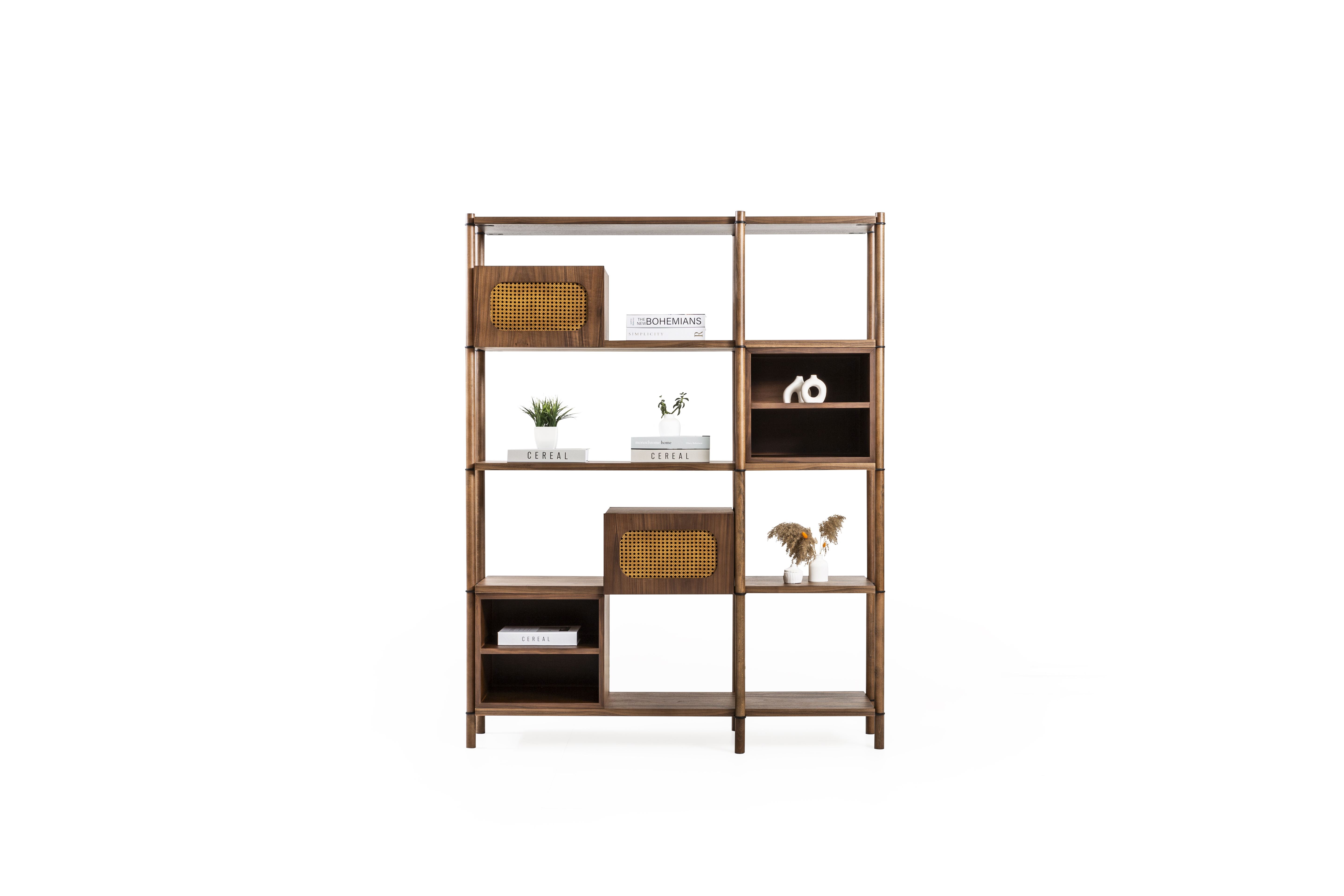 Rattan Modüler Kitaplık