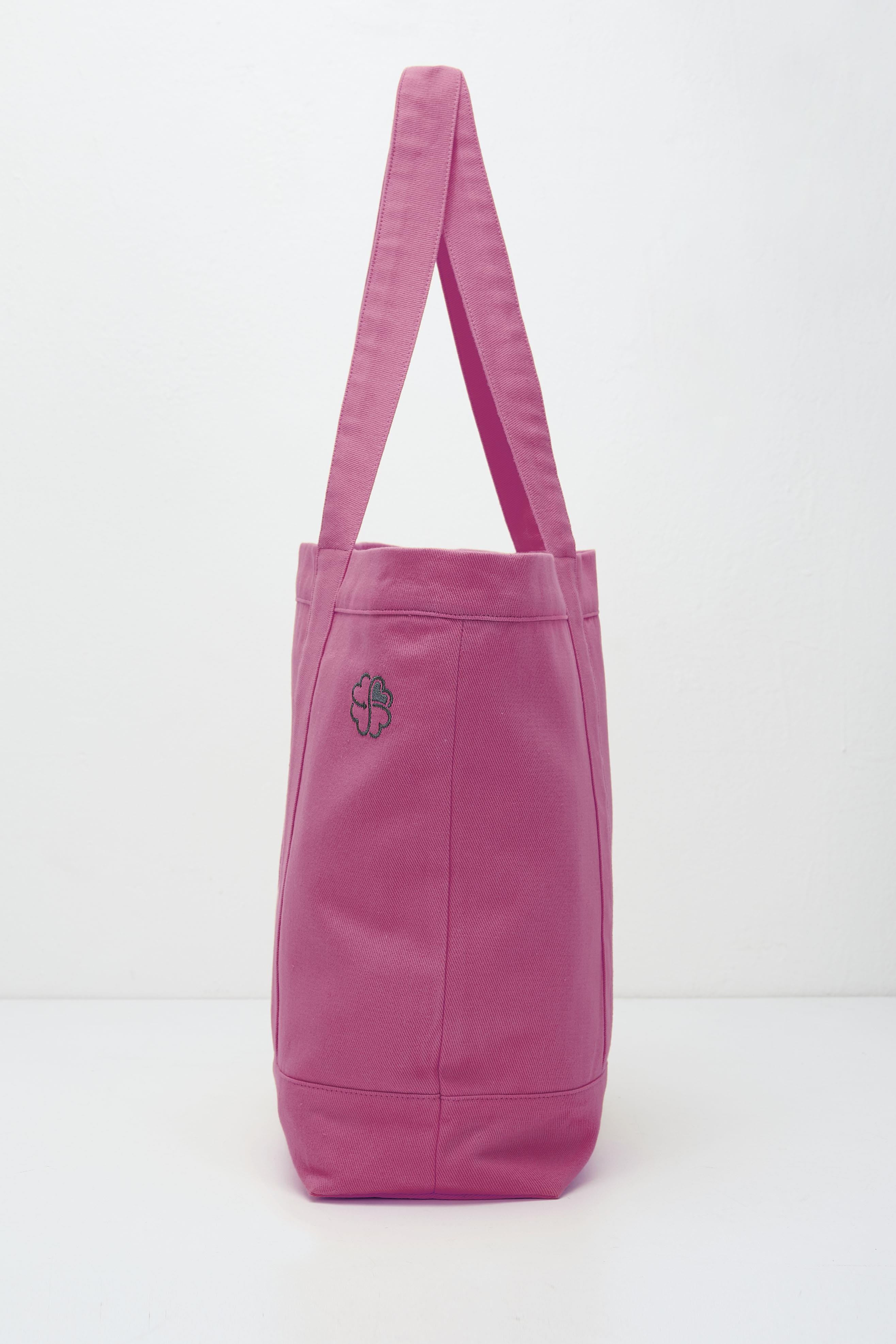 Recycled Big Tote Bag - Pembe