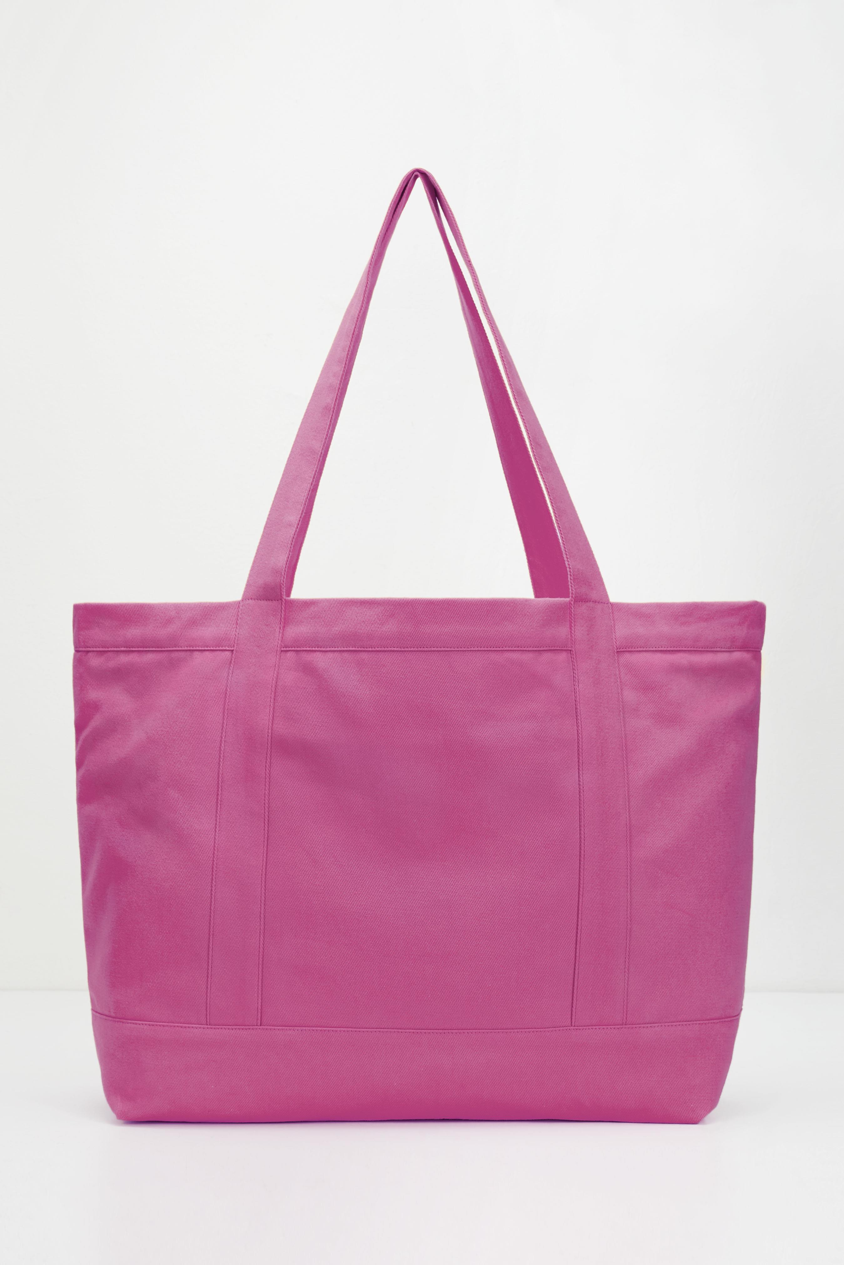 Recycled Big Tote Bag - Pembe