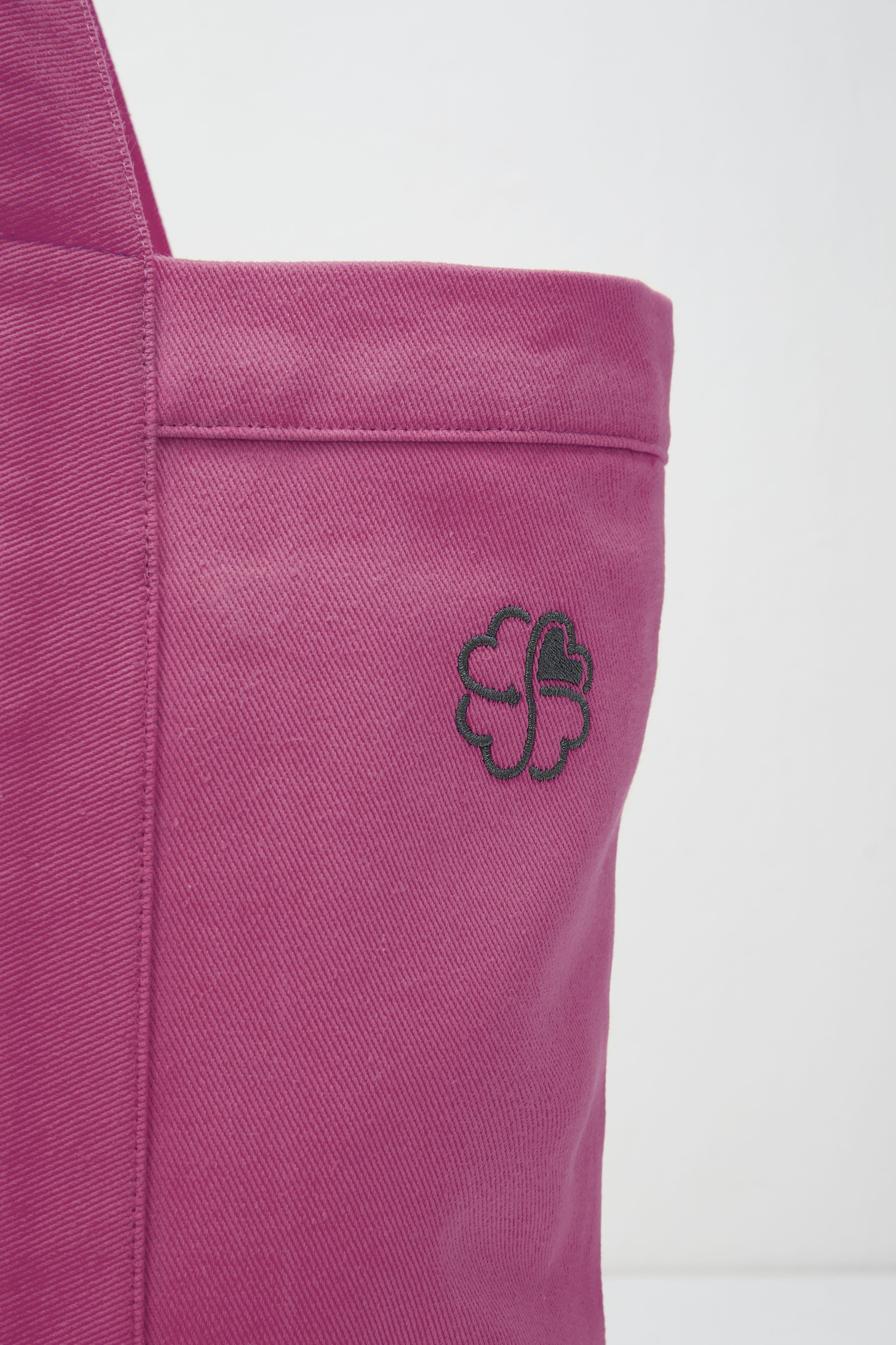 Recycled Big Tote Bag - Pembe