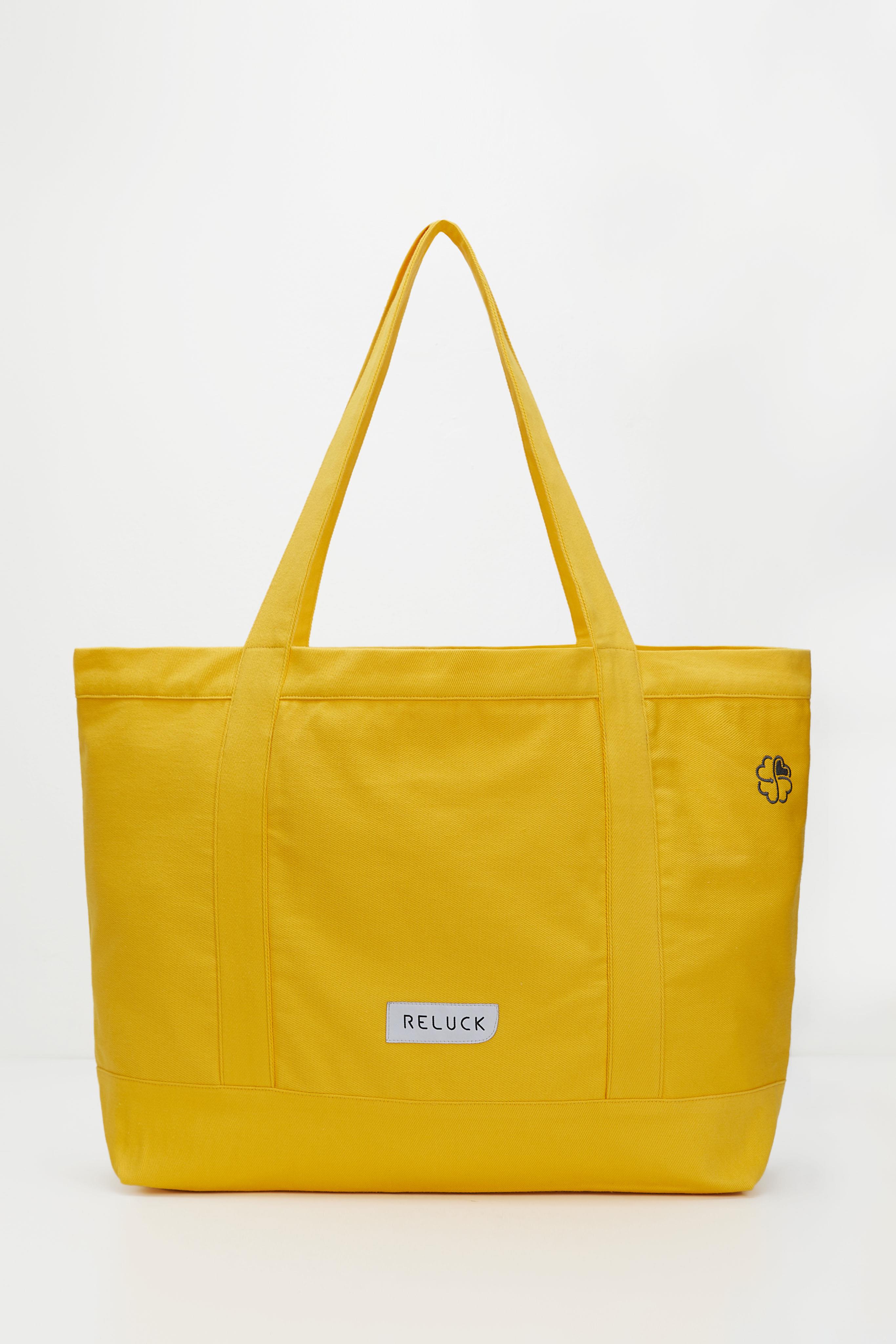 Recycled Big Tote Bag - Sarı