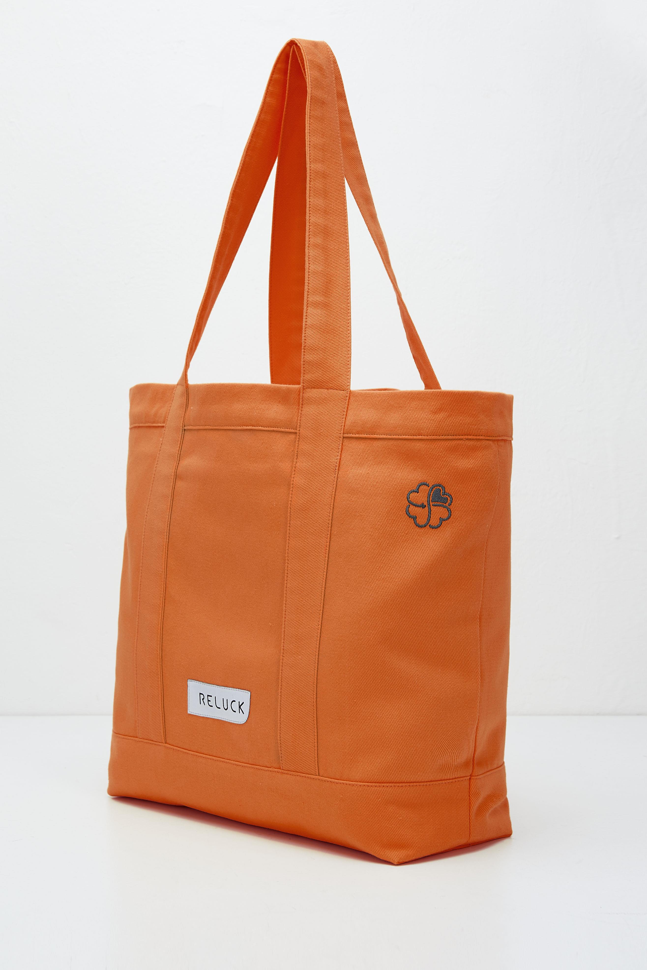Recycled Big Tote Bag - Turuncu