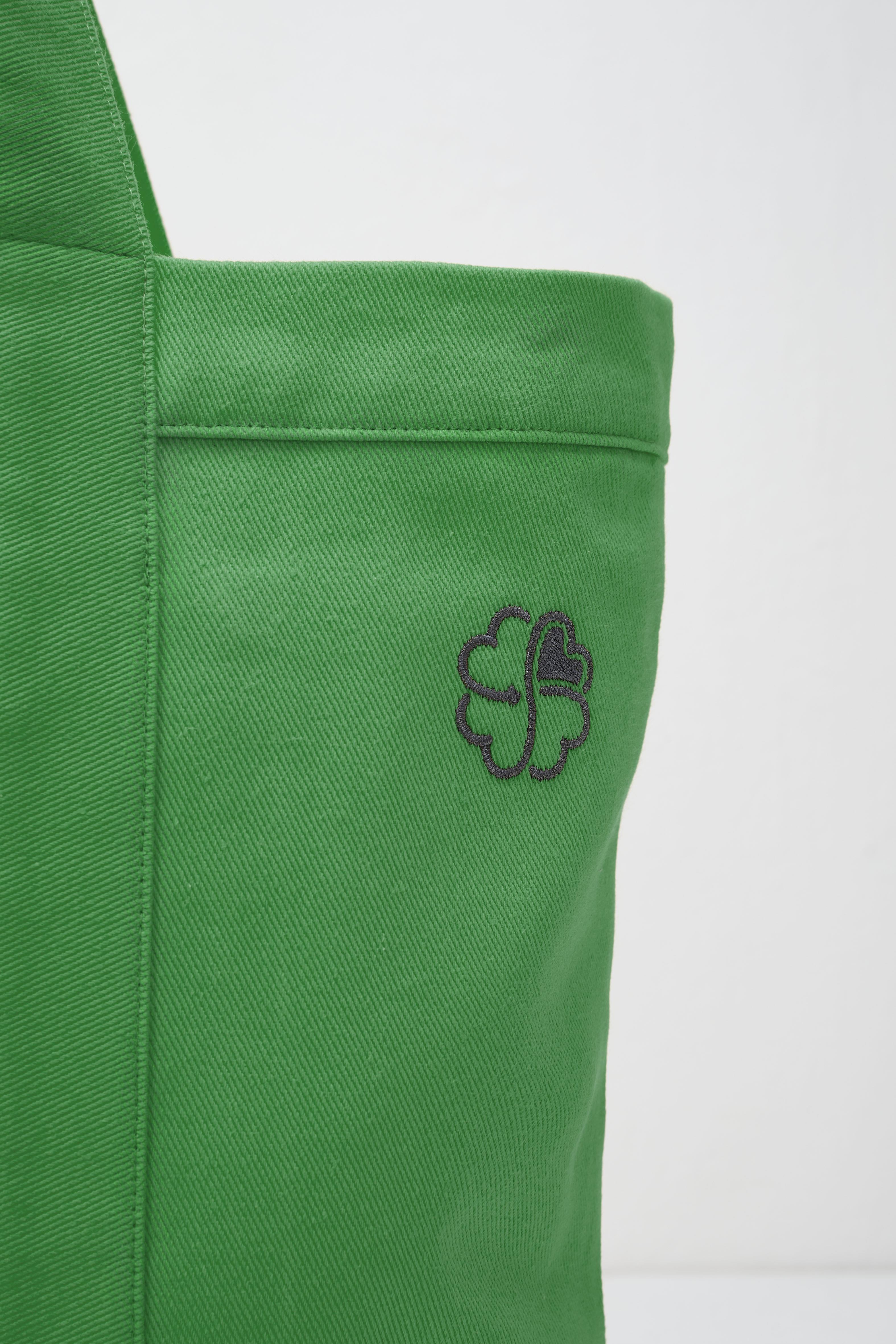 Recycled Big Tote Bag - Yeşil