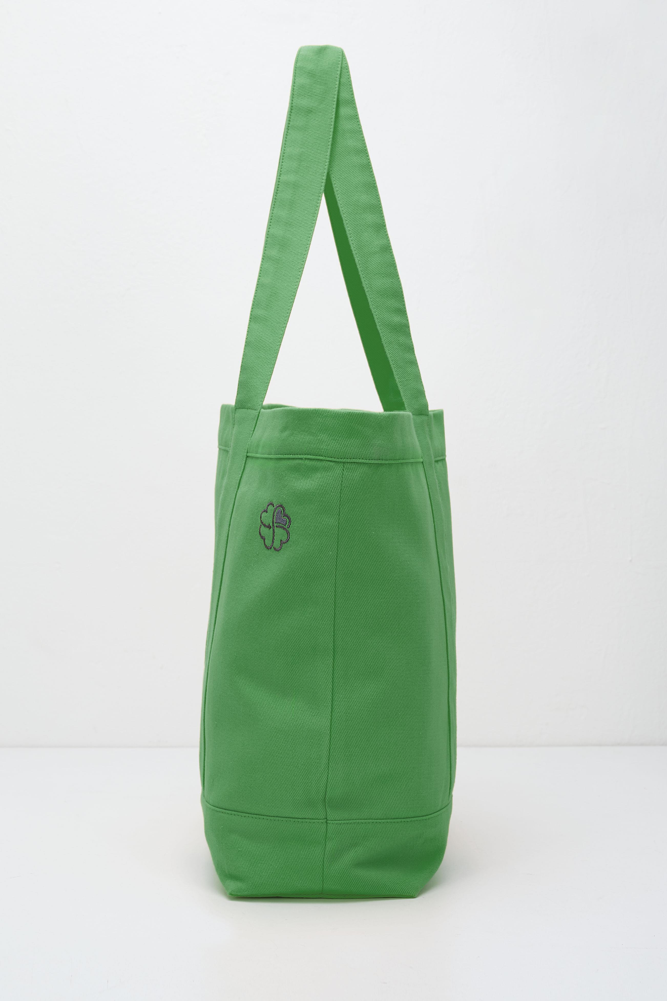 Recycled Big Tote Bag - Yeşil