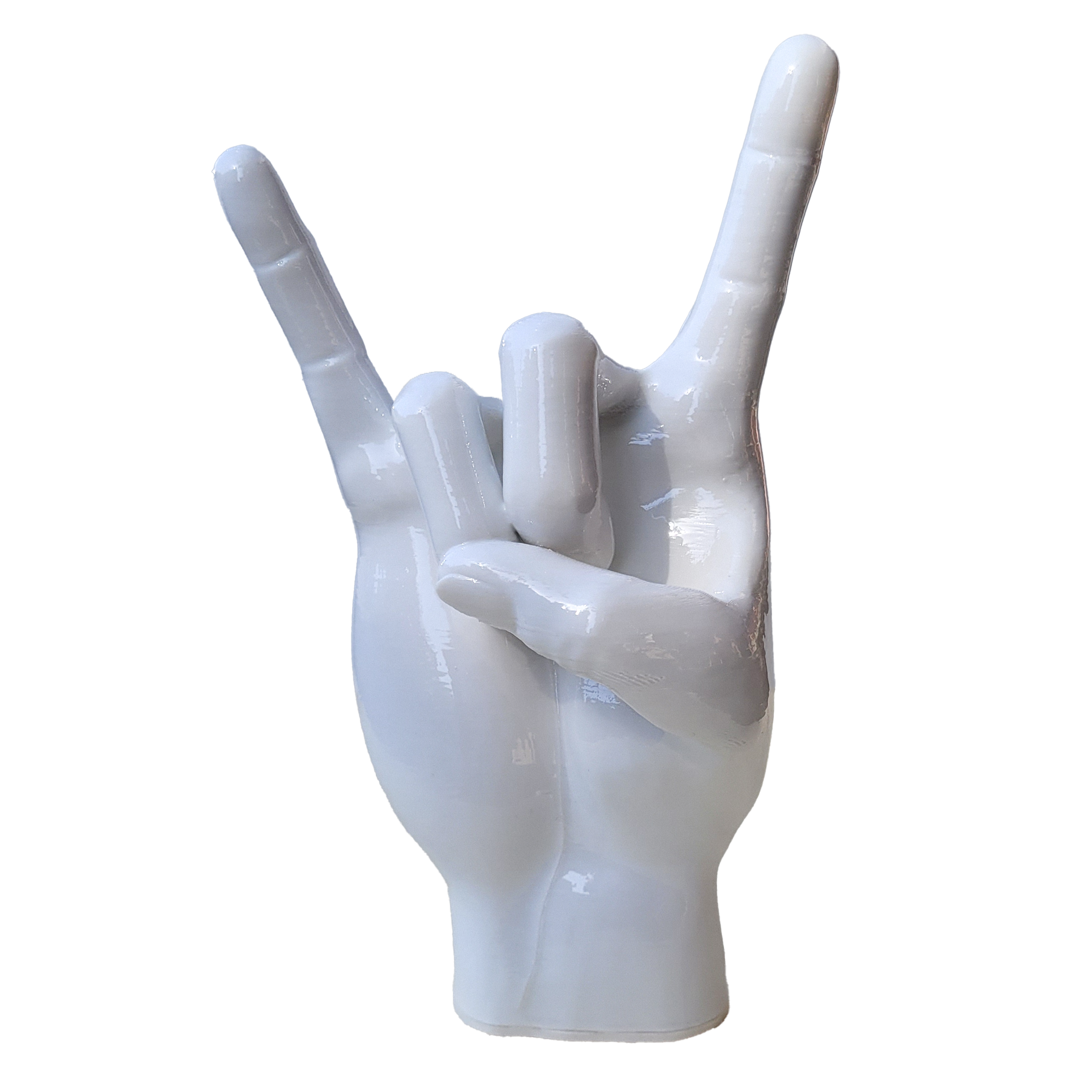 Rock El Figürü | Beyaz