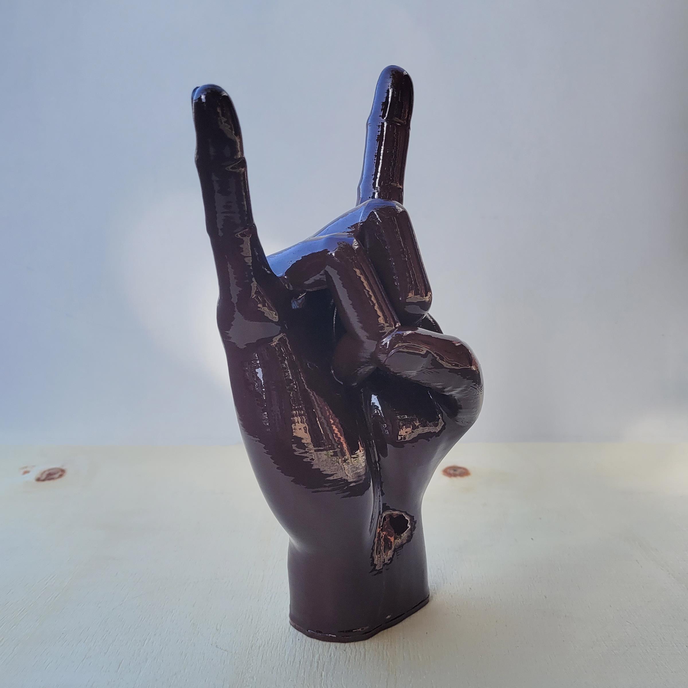 Rock El Figürü | Kahverengi