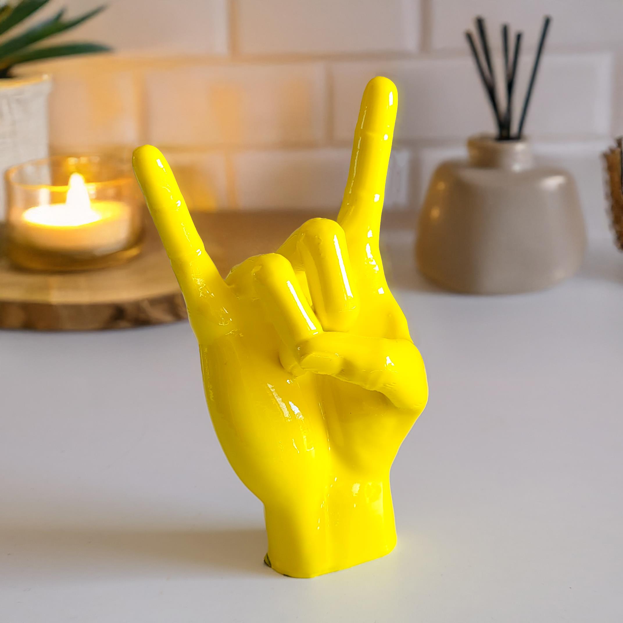 Rock El Figürü | Sarı