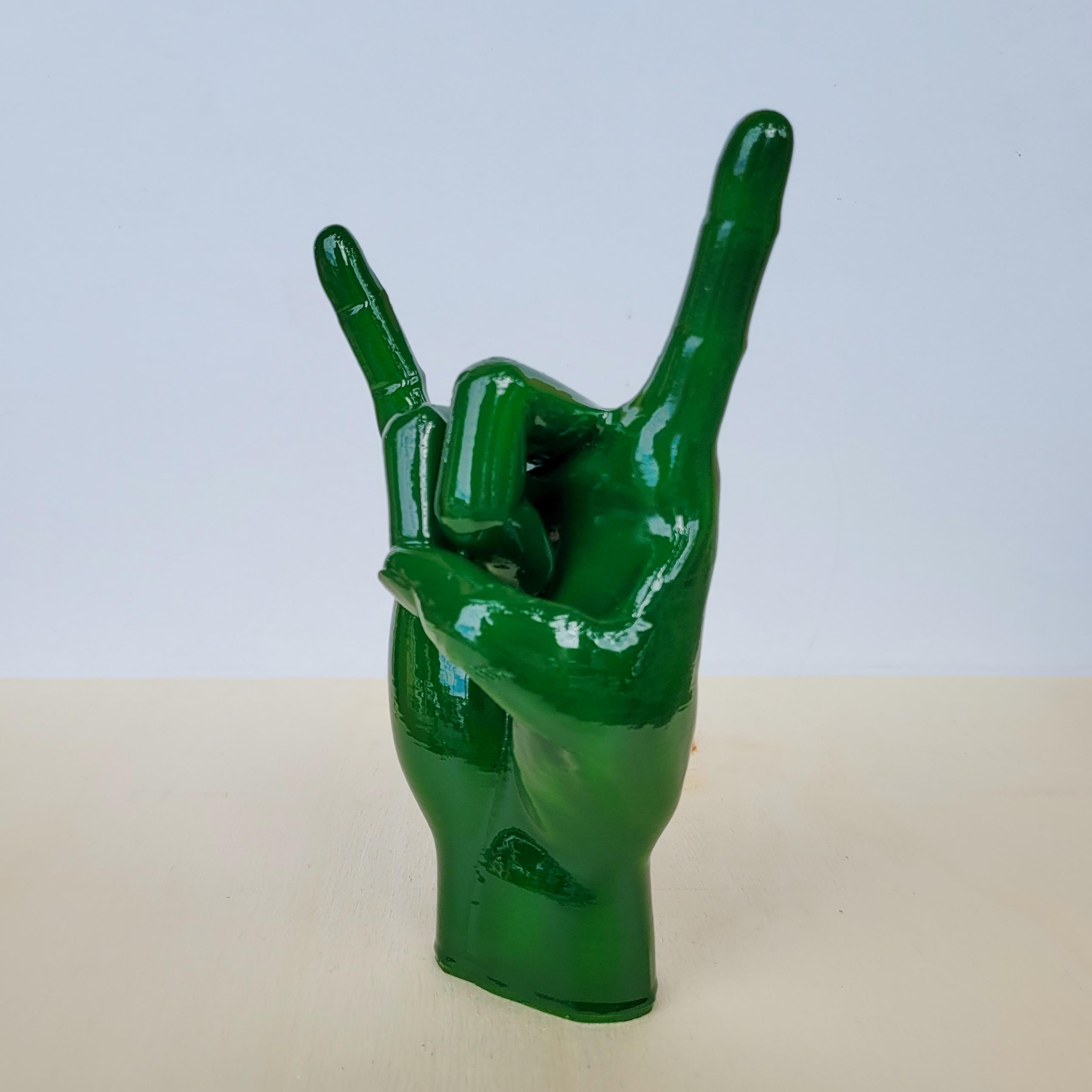 Rock El Figürü | Yeşil