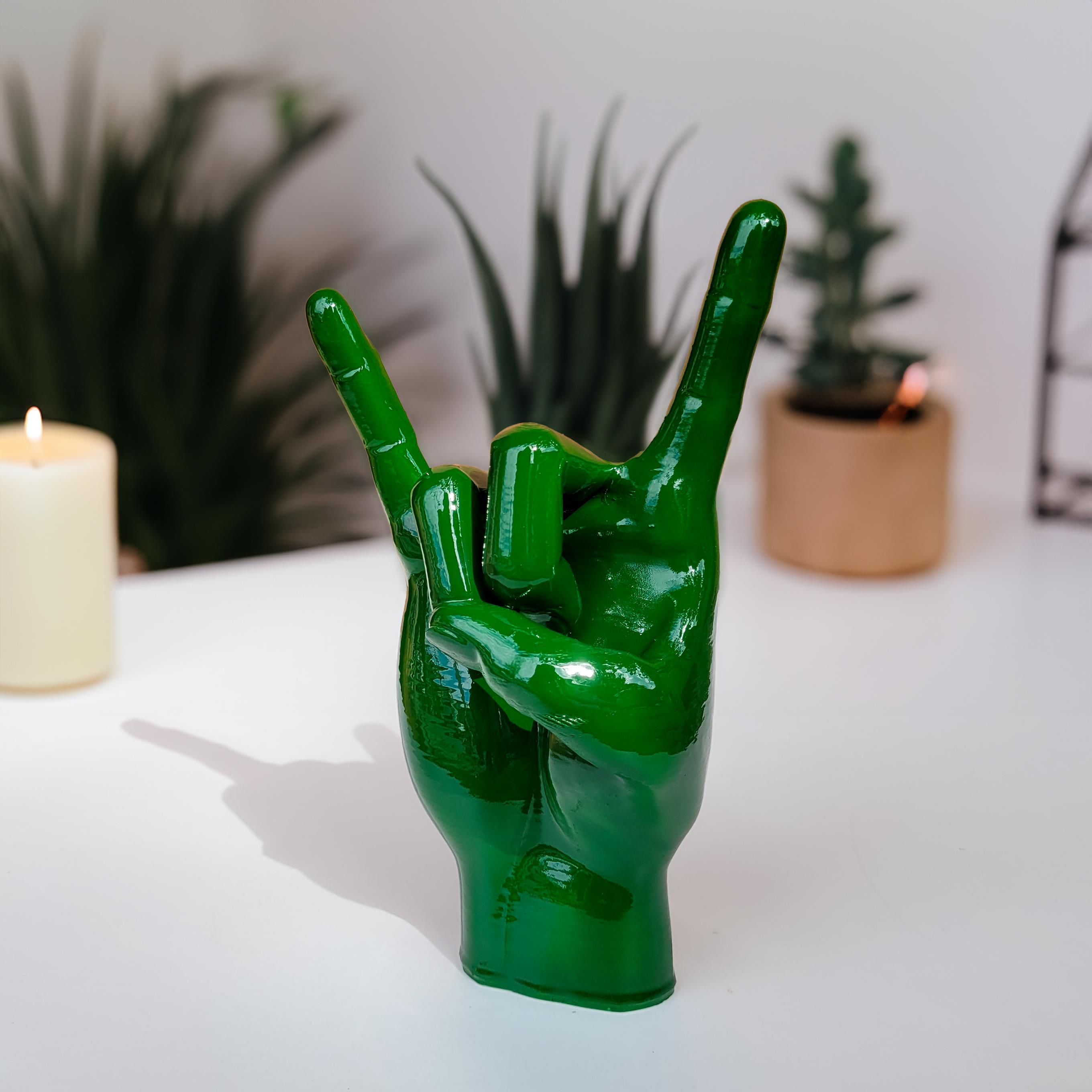 Rock El Figürü | Yeşil
