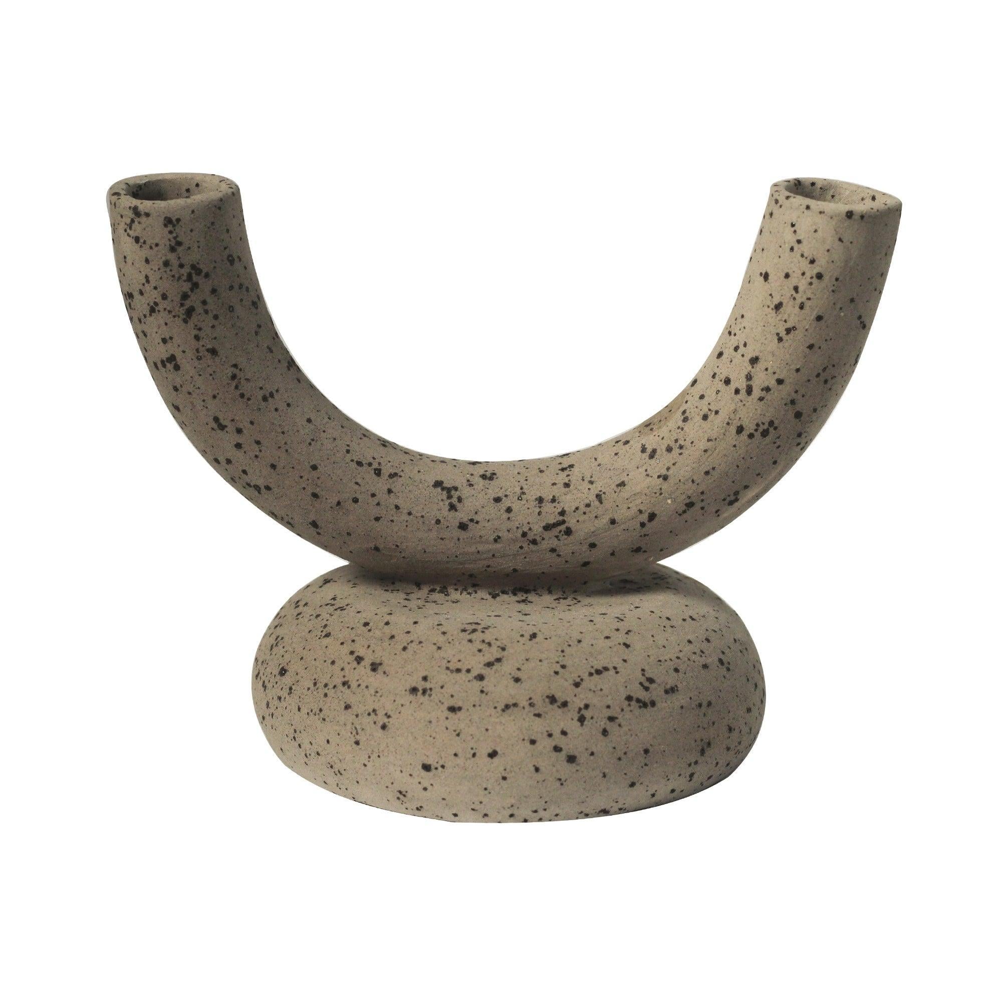 Rock Seramik Şamdan