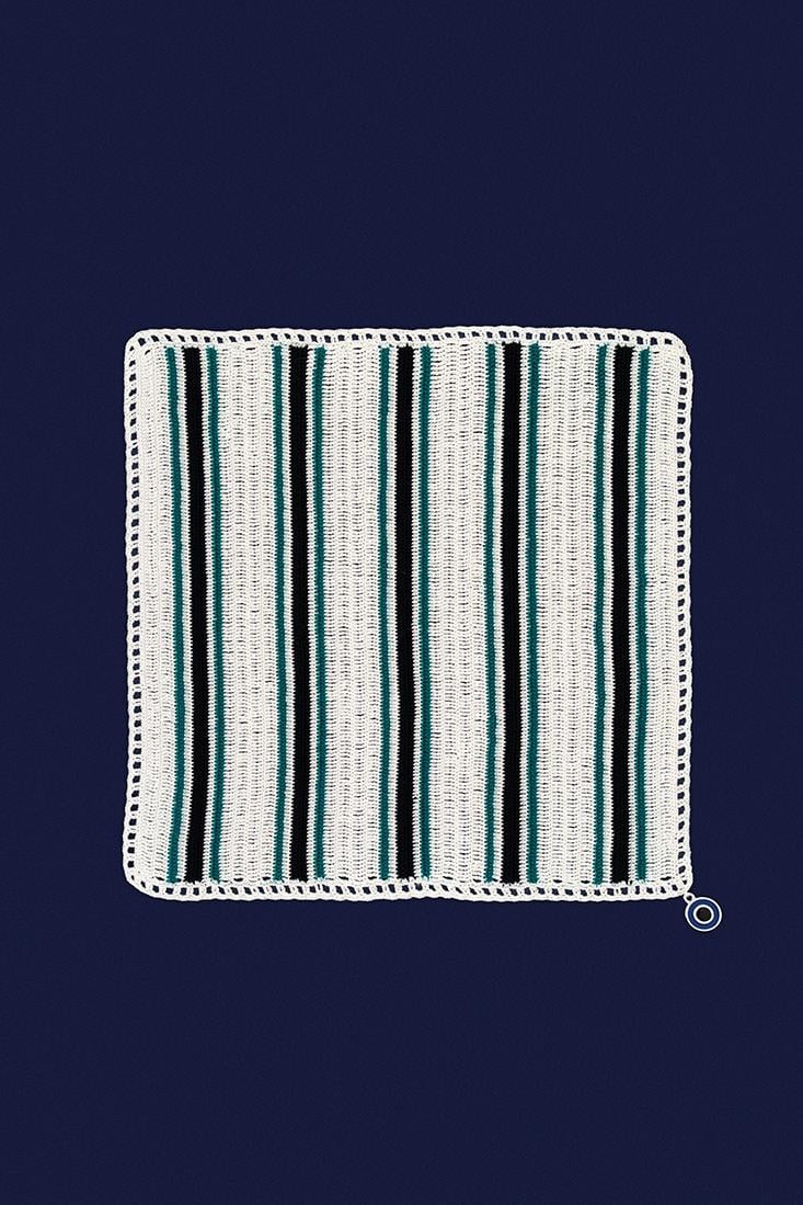 Stripes El İşi Dantel Örtü