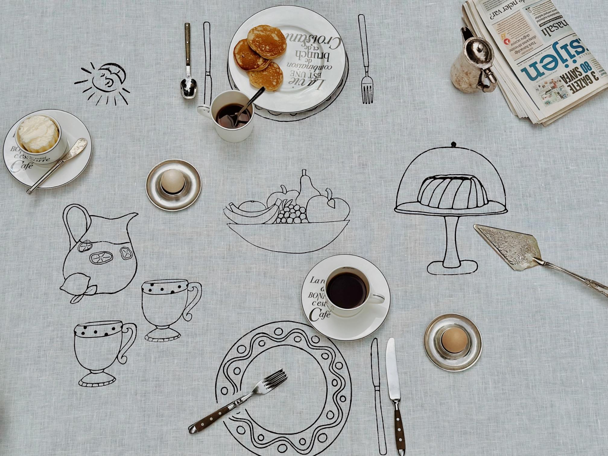 Table Setting Brunch Masa Örtüsü