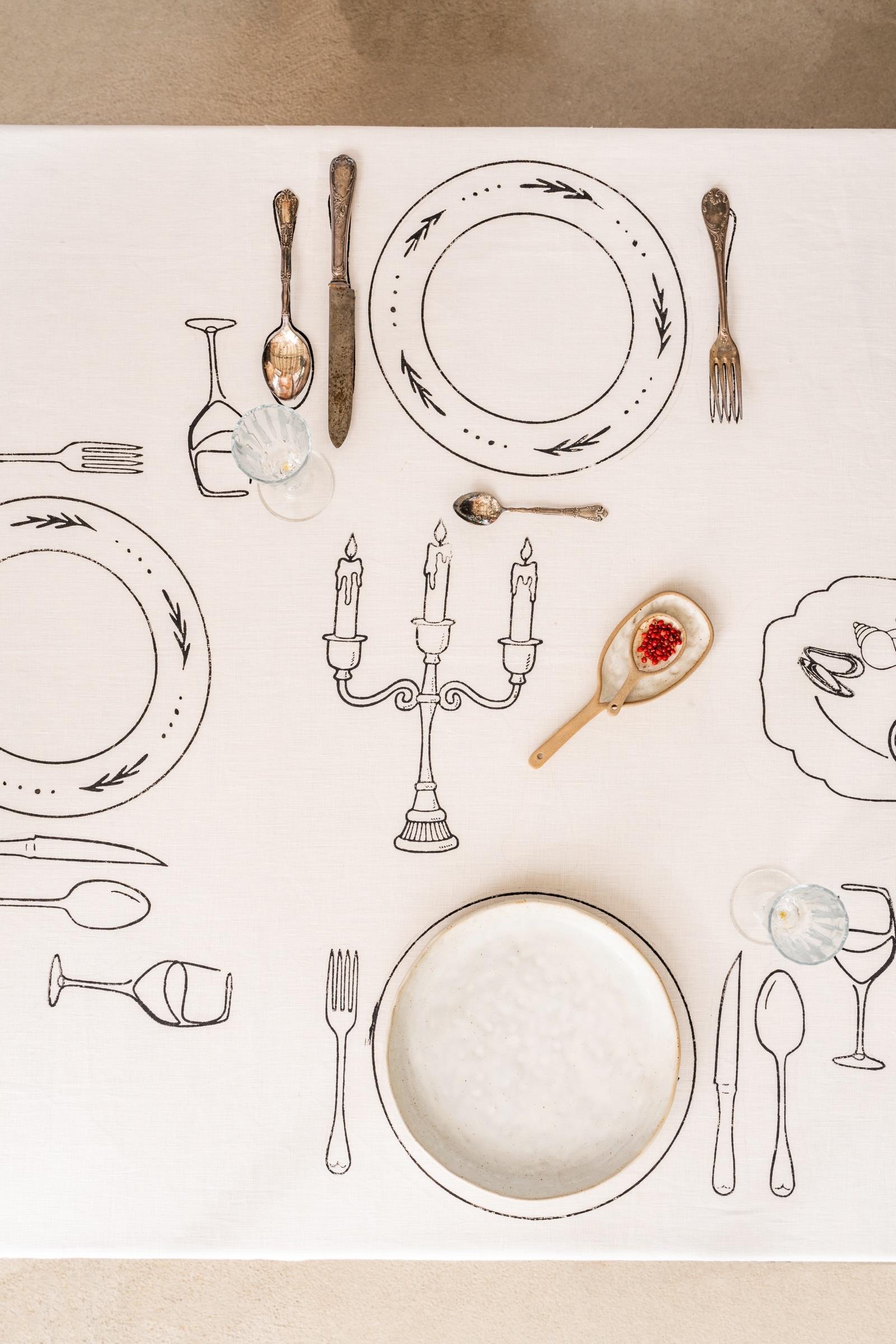 Table Setting Masa Örtüsü