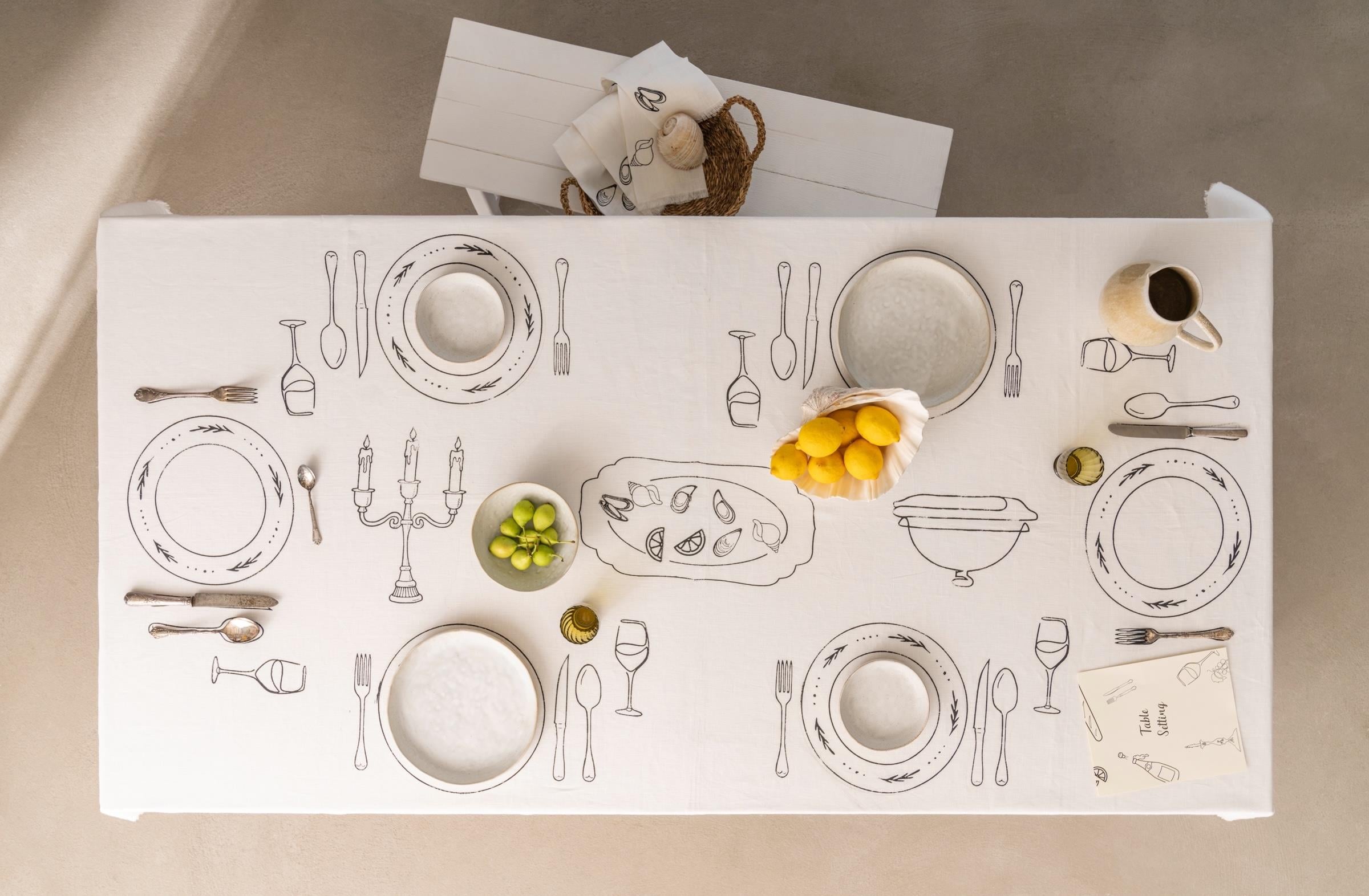 Table Setting Masa Örtüsü