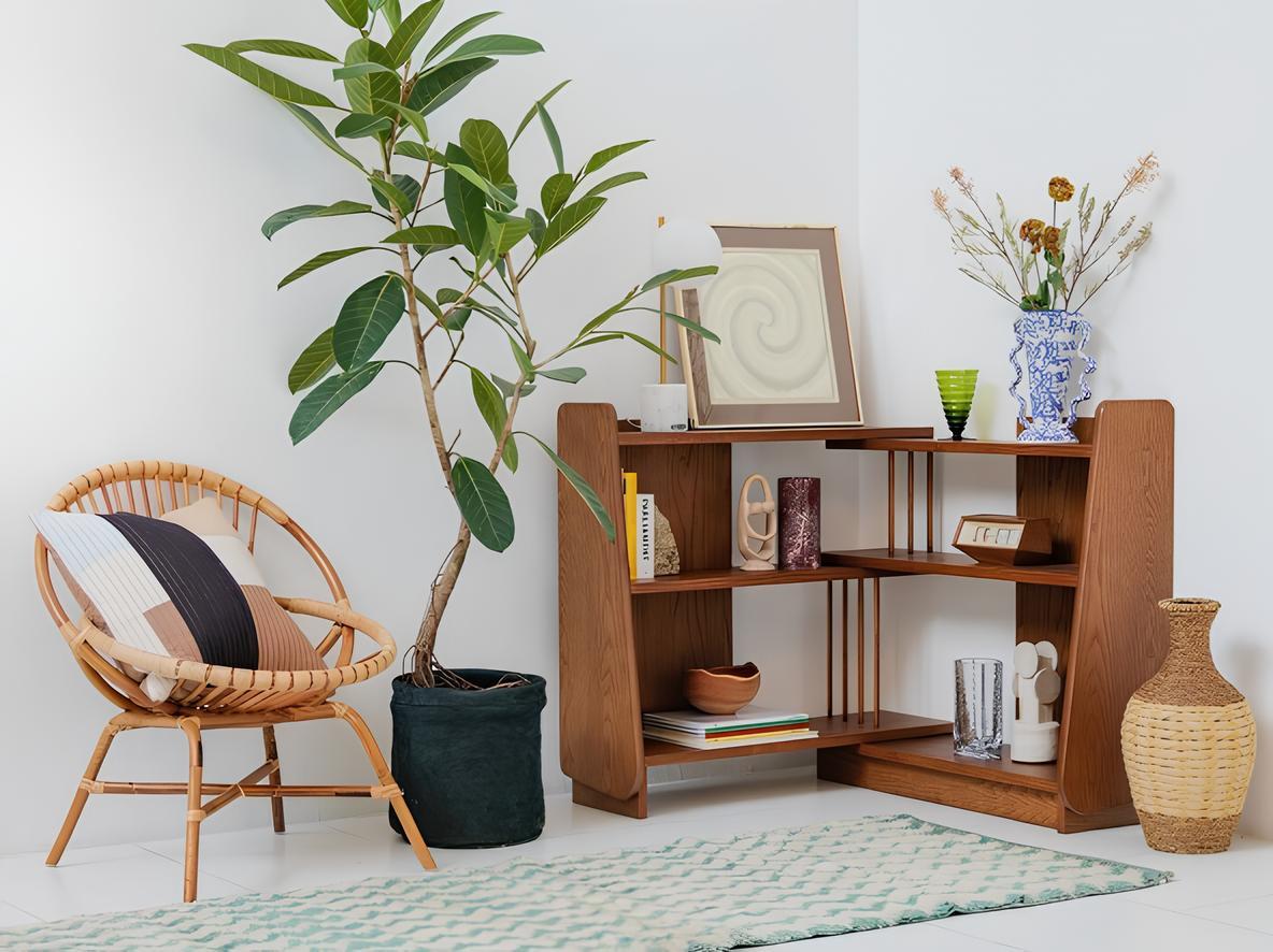 TimberSlide™ Modern Hareketli Kitaplık