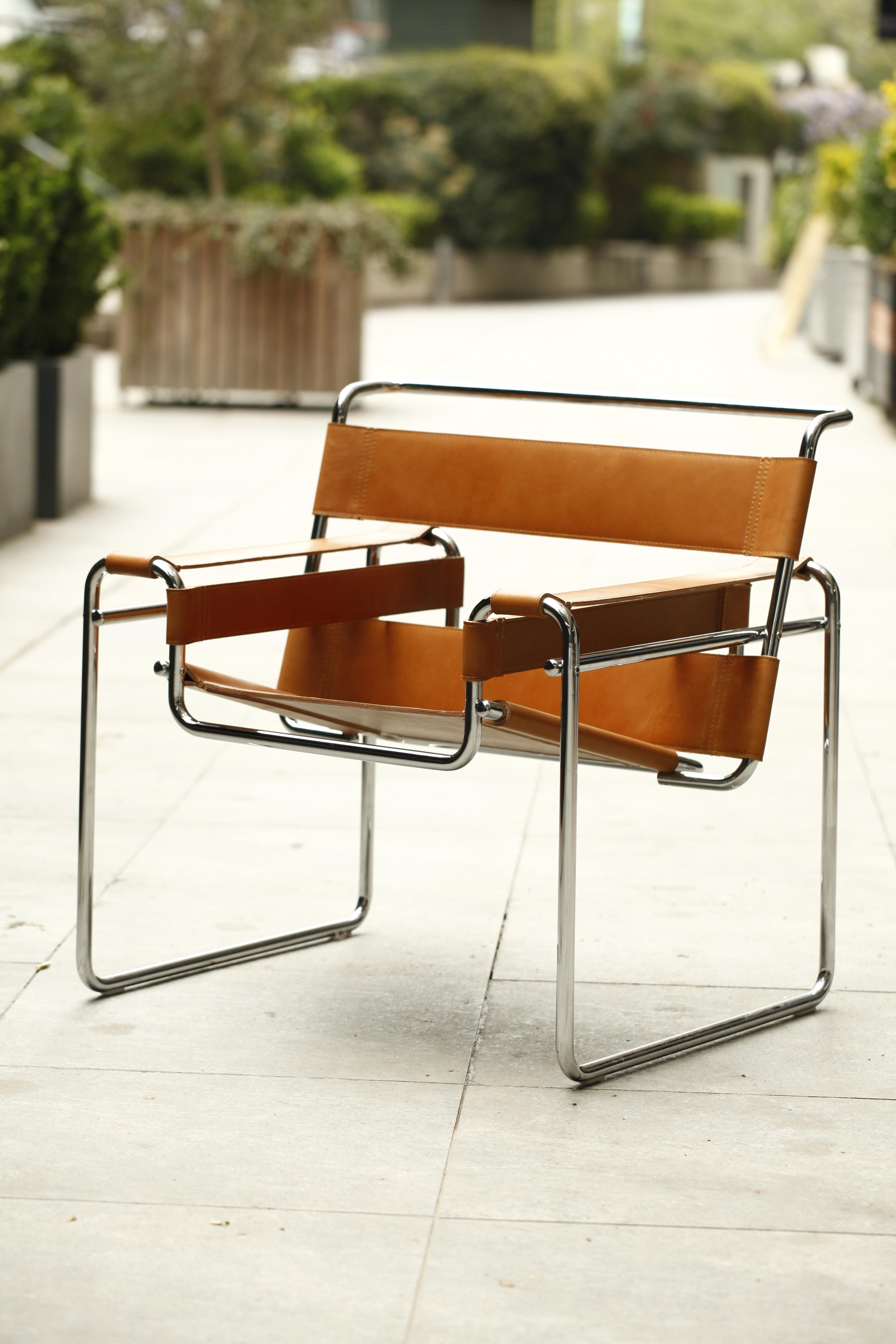 Wassily Chair Sandalye Taba
