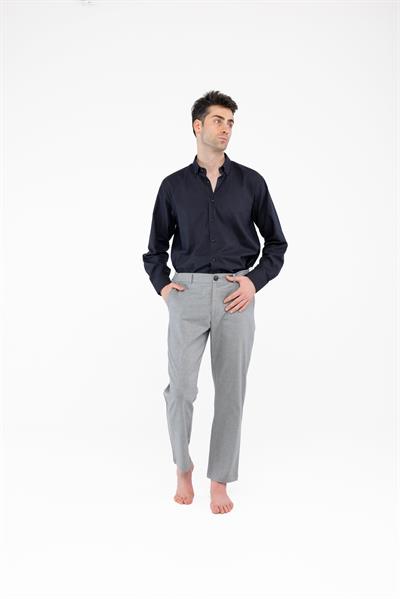 %100 Pamuk Gri Pantolon