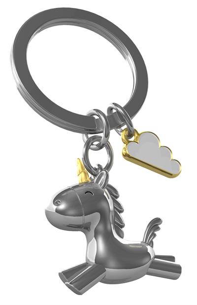Metalmorphose 3D Uçan Unicorn Anahtarlık
