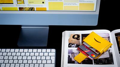 Kayigo Kamil Kartvizitlik / Kulaklık Çantası Sarı