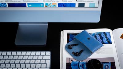 Kayigo Marsel Kartvizitlik / Kulaklık Çantası Mavi