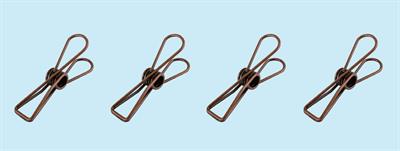 Kayigo Tiny Paslanmaz Çelik Mandal Dörtlü