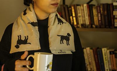 Kayigo Warmy Ilık Sarılma Yastığı - Black Dog