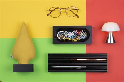 Kayigo Woody Siyah Üçlü Ofis Seti - Sarı Ladin